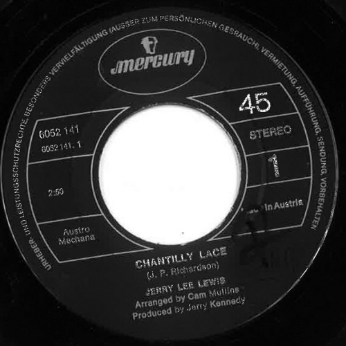 Vinyl / Jerry Lee Lewis - Chantilly Lace