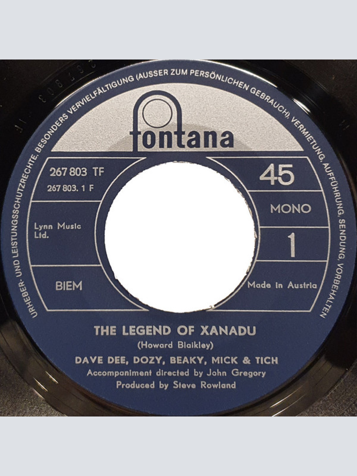 Vinyl / Dave Dee, Dozy, Beaky, Mick & Tich - The Legend Of Xanadu