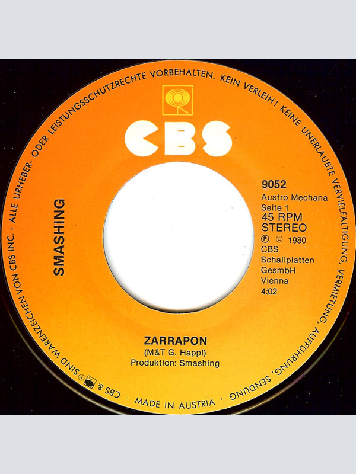 Vinyl / Smashing - Zarrapon