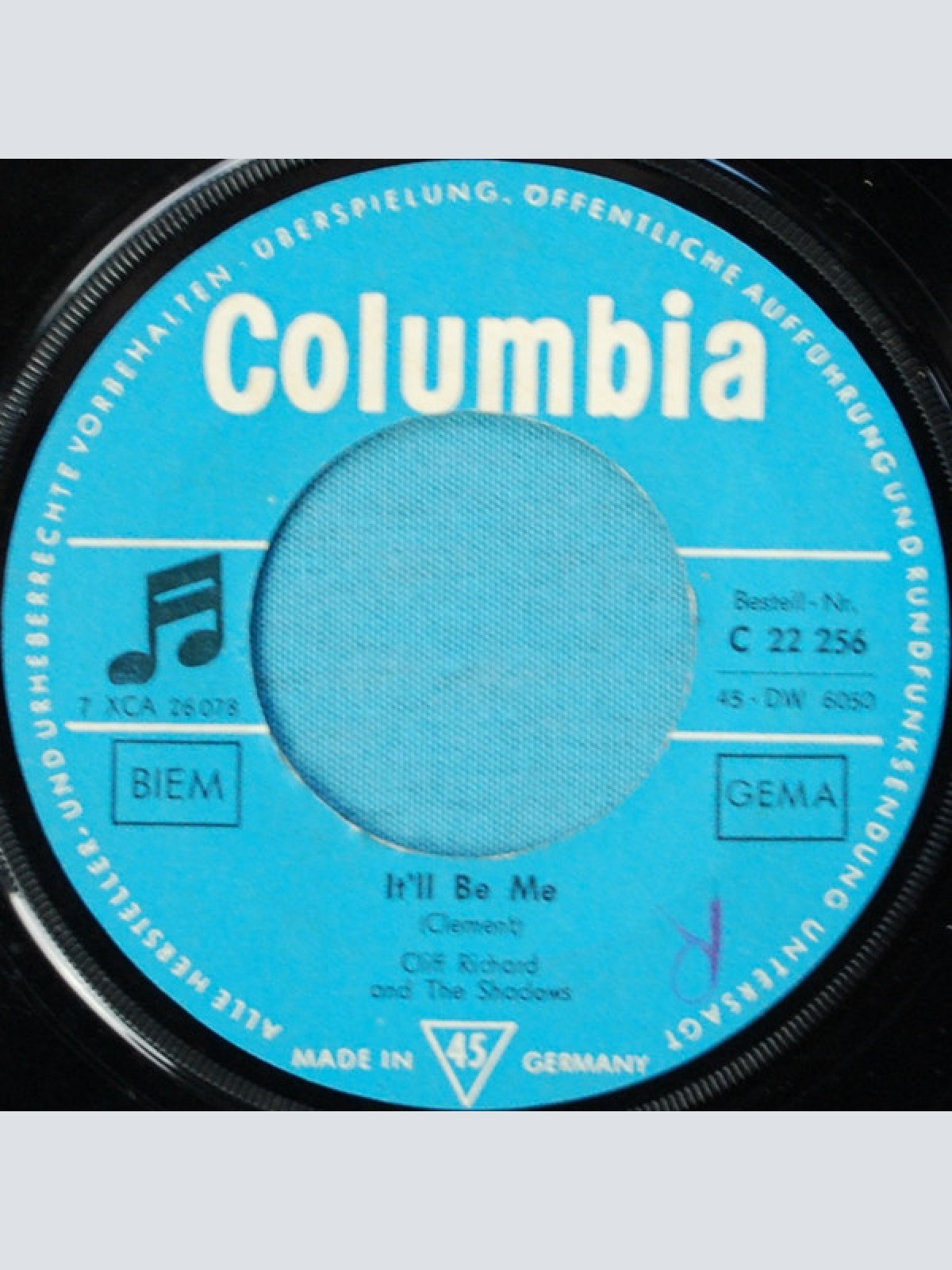 Vinyl / Cliff Richard And The Shadows* - It'll Be Me / Since I Lost You