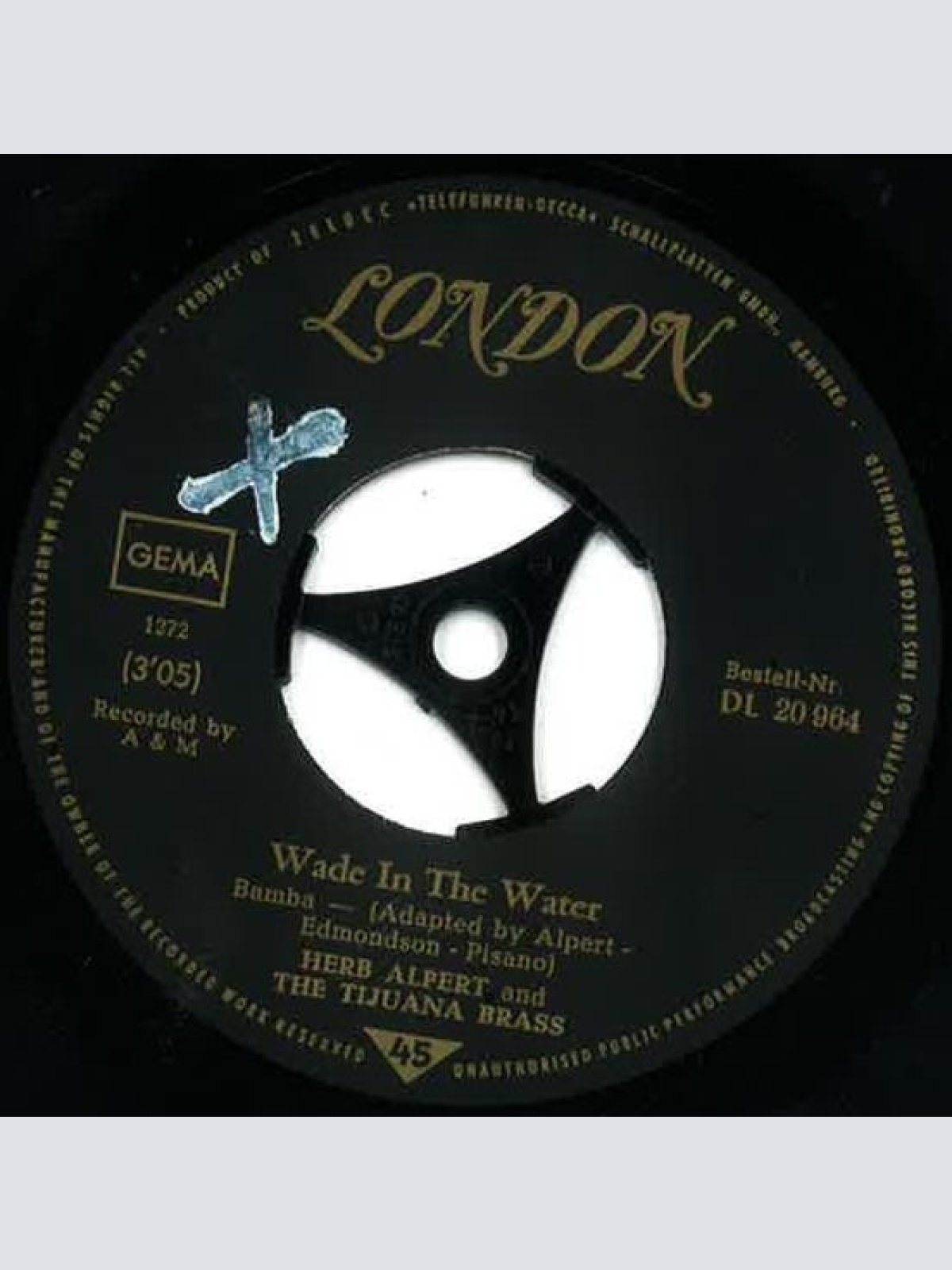 Vinyl / Herb Alpert & The Tijuana Brass - Wade In The Water / Mexican Road Race