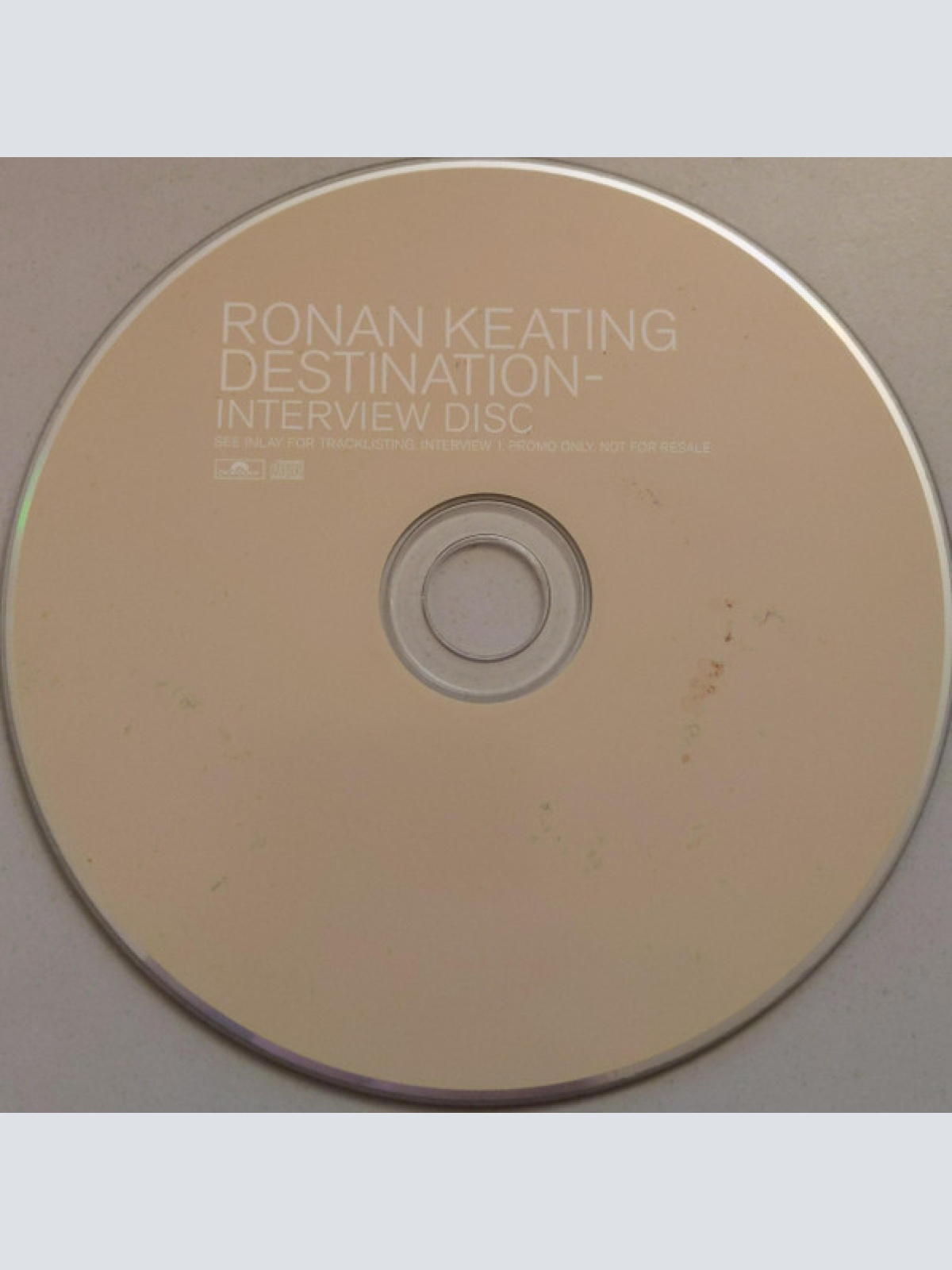 CD / Ronan Keating - Destination - Interview Disc