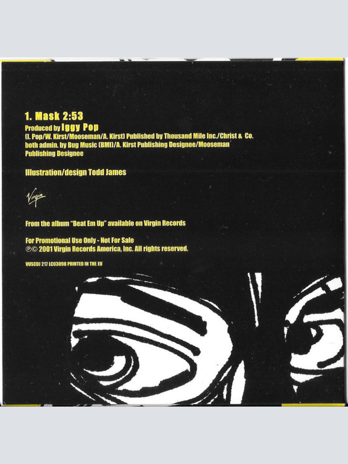 CD / Iggy Pop - Mask