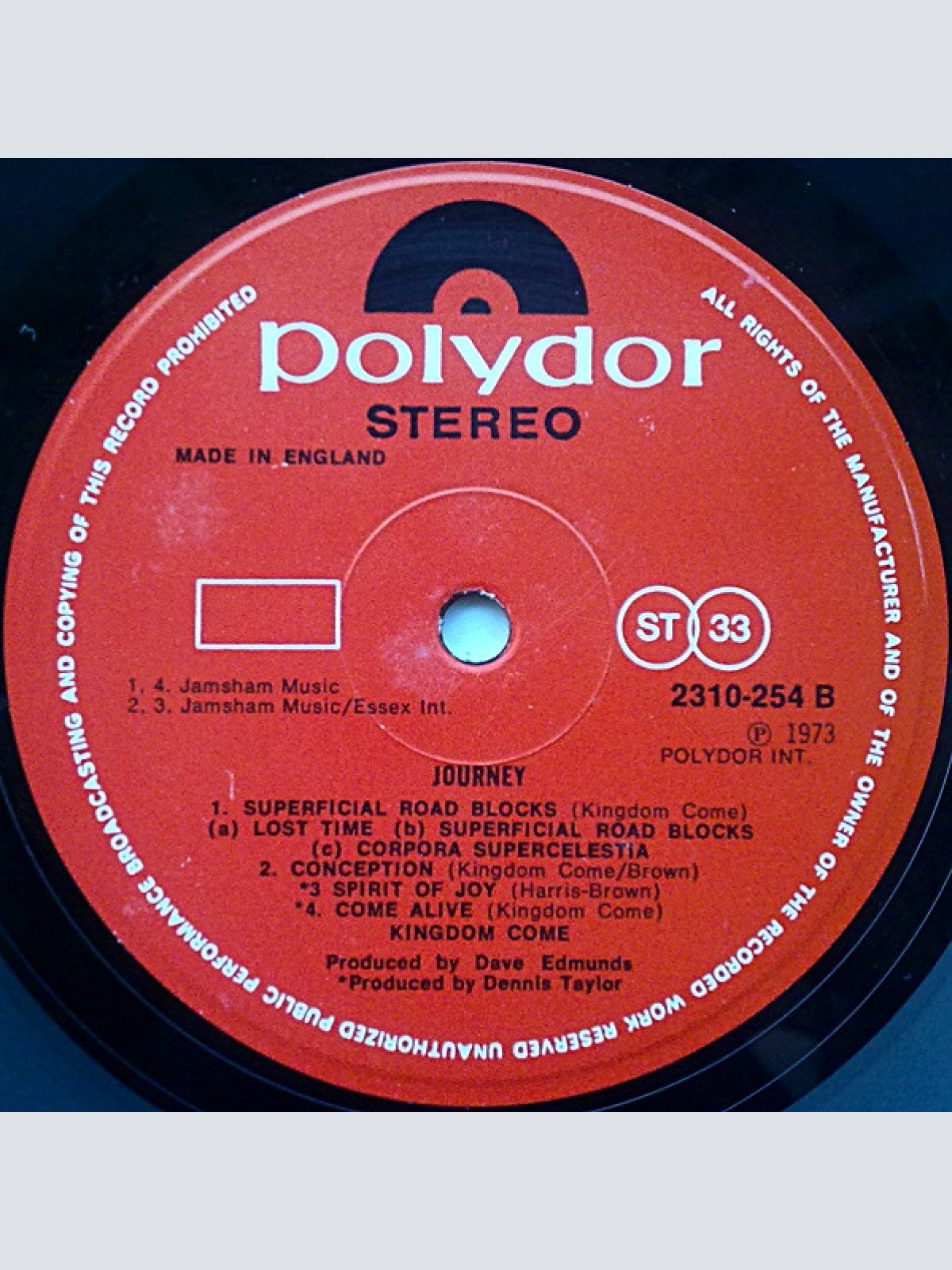 Vinyl / Kingdom Come* - Journey