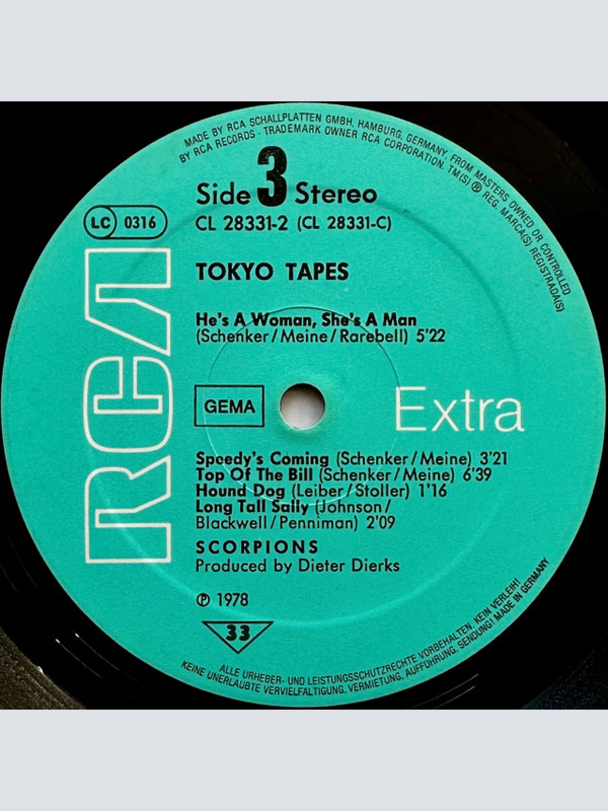 Vinyl / Scorpions - Tokyo Tapes