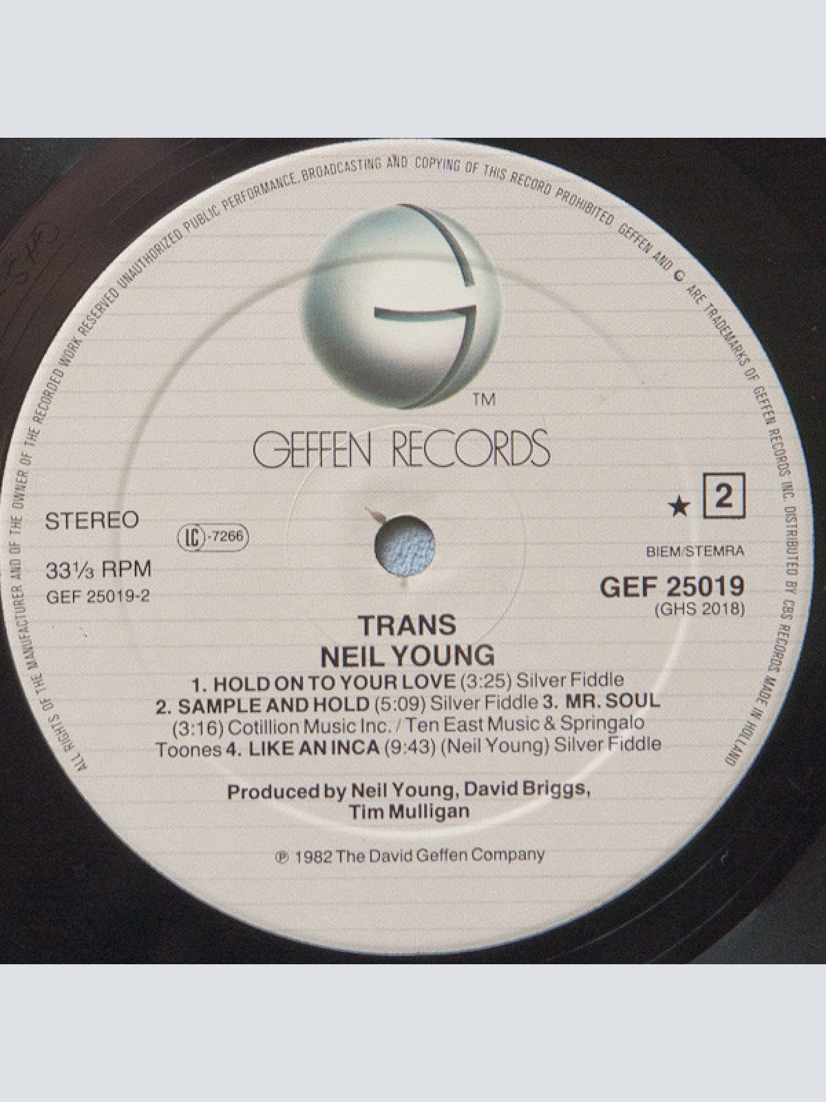 Vinyl / Neil Young - Trans