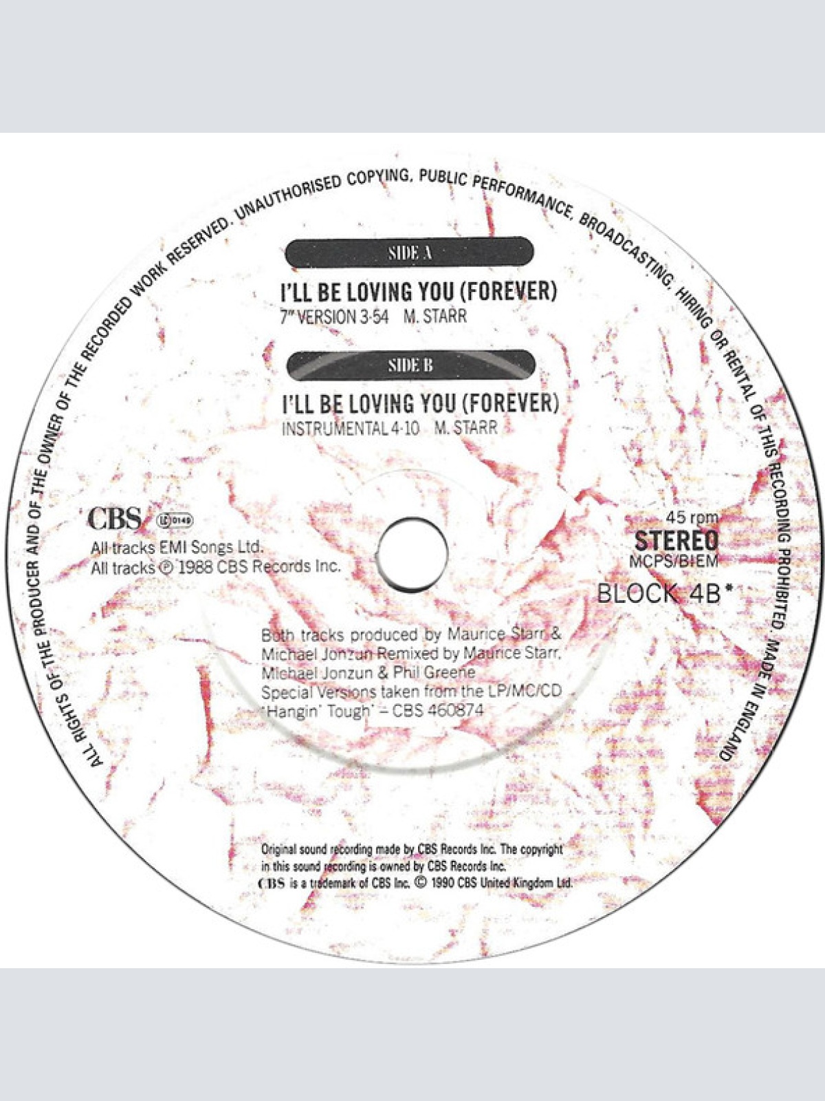 Vinyl / New Kids On The Block - I'll Be Loving You (Forever)