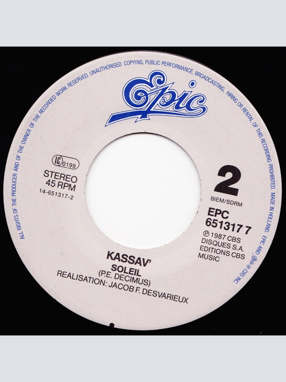 Vinyl / Kassav' - Syé Bwa