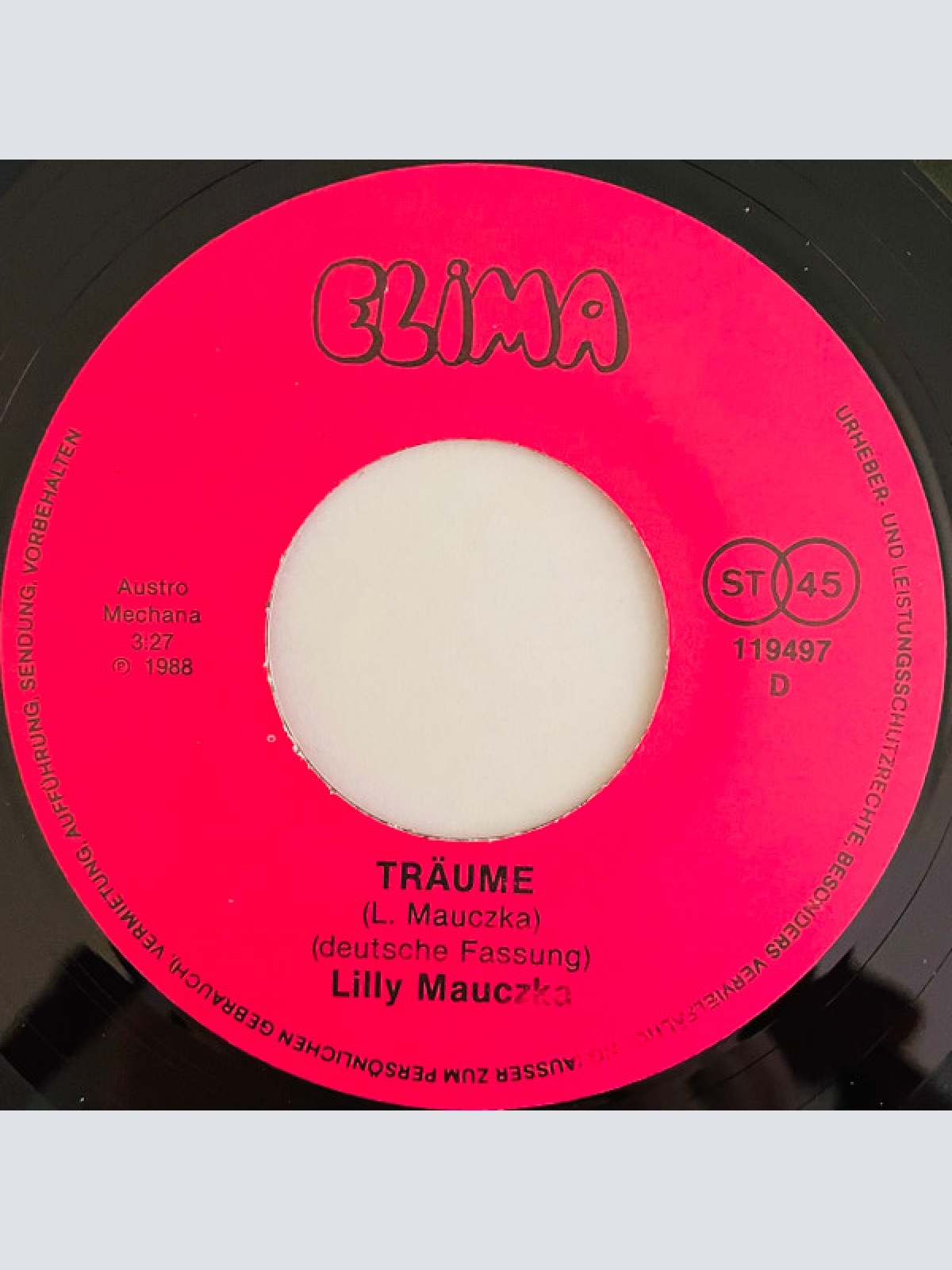 Vinyl / Lilly Mauczka - Träume / Dreams