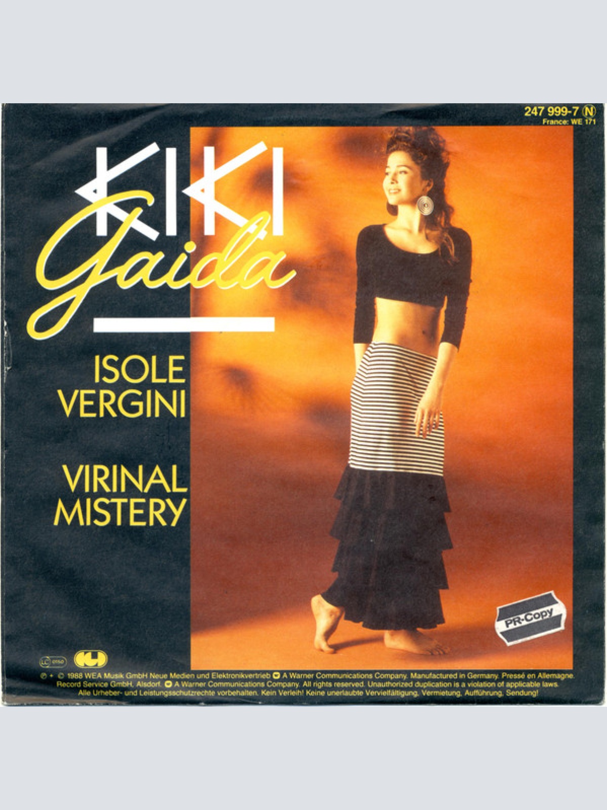 Vinyl / Kiki Gaida - Isole Vergini / Virginal Mystery