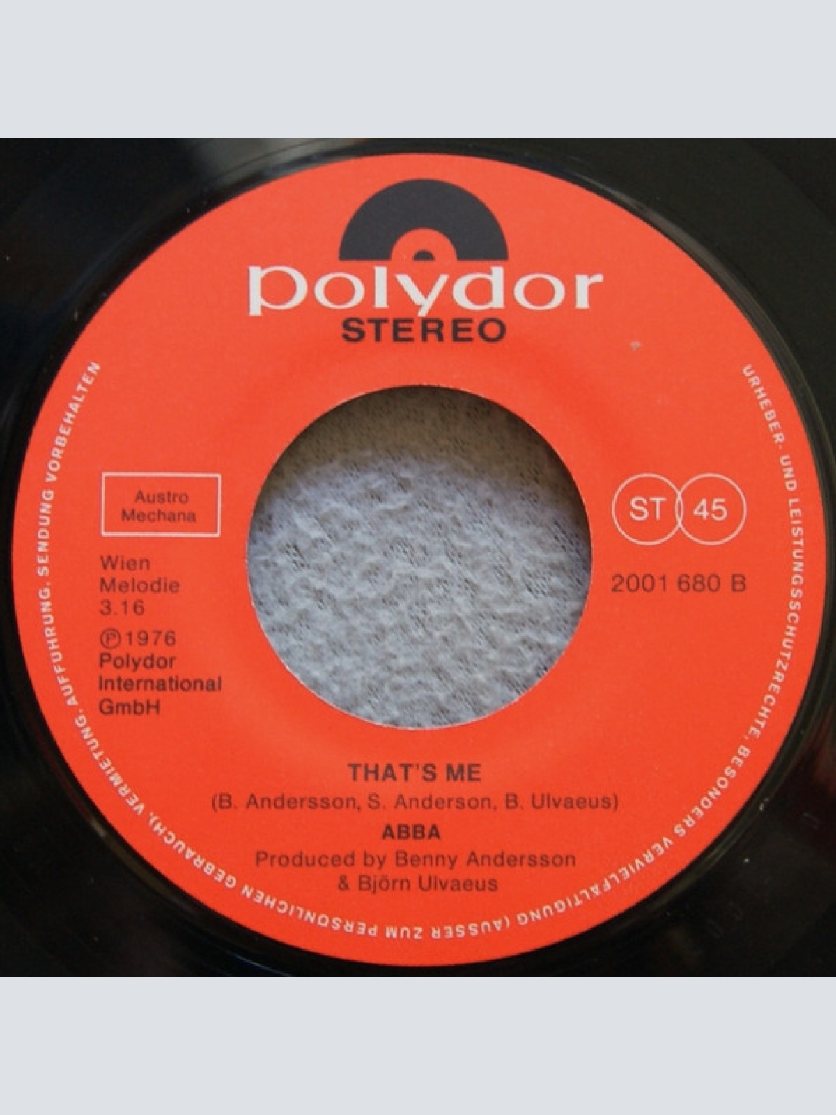 Vinyl / ABBA - Dancing Queen ∗ That's Me