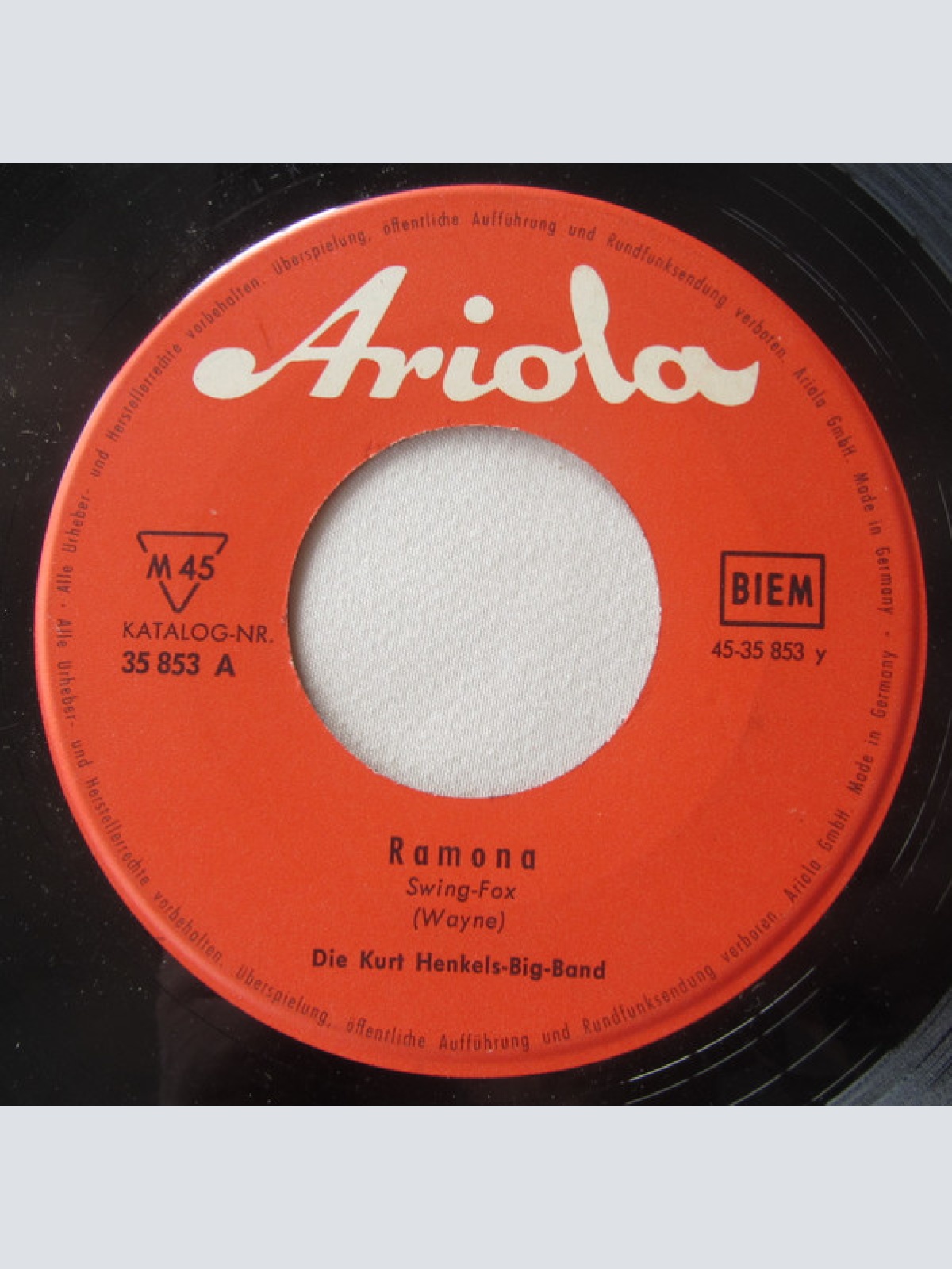 Vinyl / Die Kurt Henkels Big Band* - Wooden Heart / Ramona