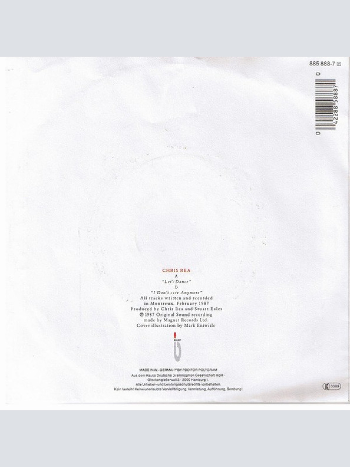 Vinyl / Chris Rea - Let's Dance