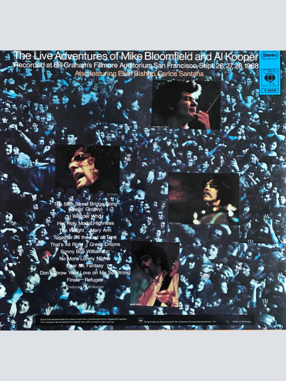 Vinyl / Mike Bloomfield And Al Kooper - The Live Adventures Of Mike Bloomfield And Al Kooper