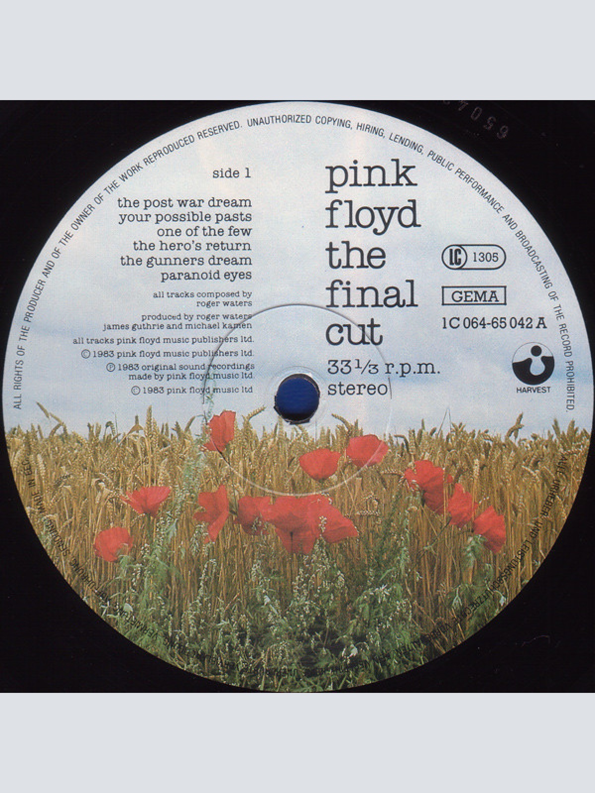 Vinyl / Pink Floyd - The Final Cut
