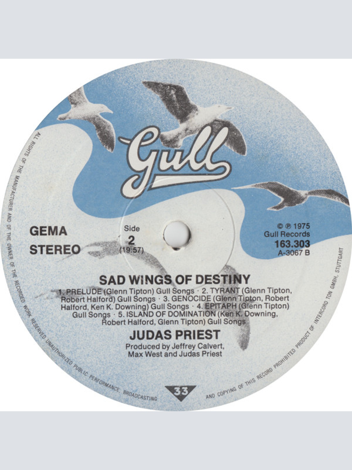 Vinyl / Judas Priest - Sad Wings Of Destiny