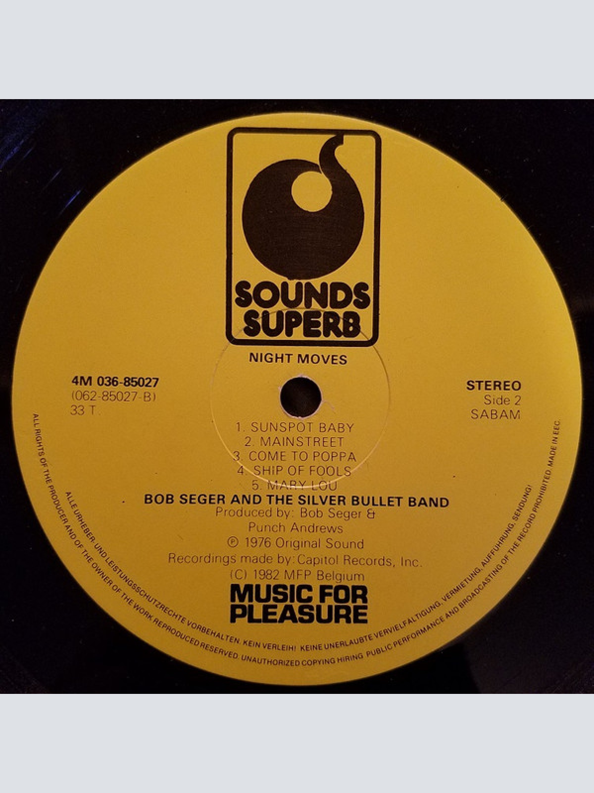 Vinyl / Bob Seger And The Silver Bullet Band - Night Moves