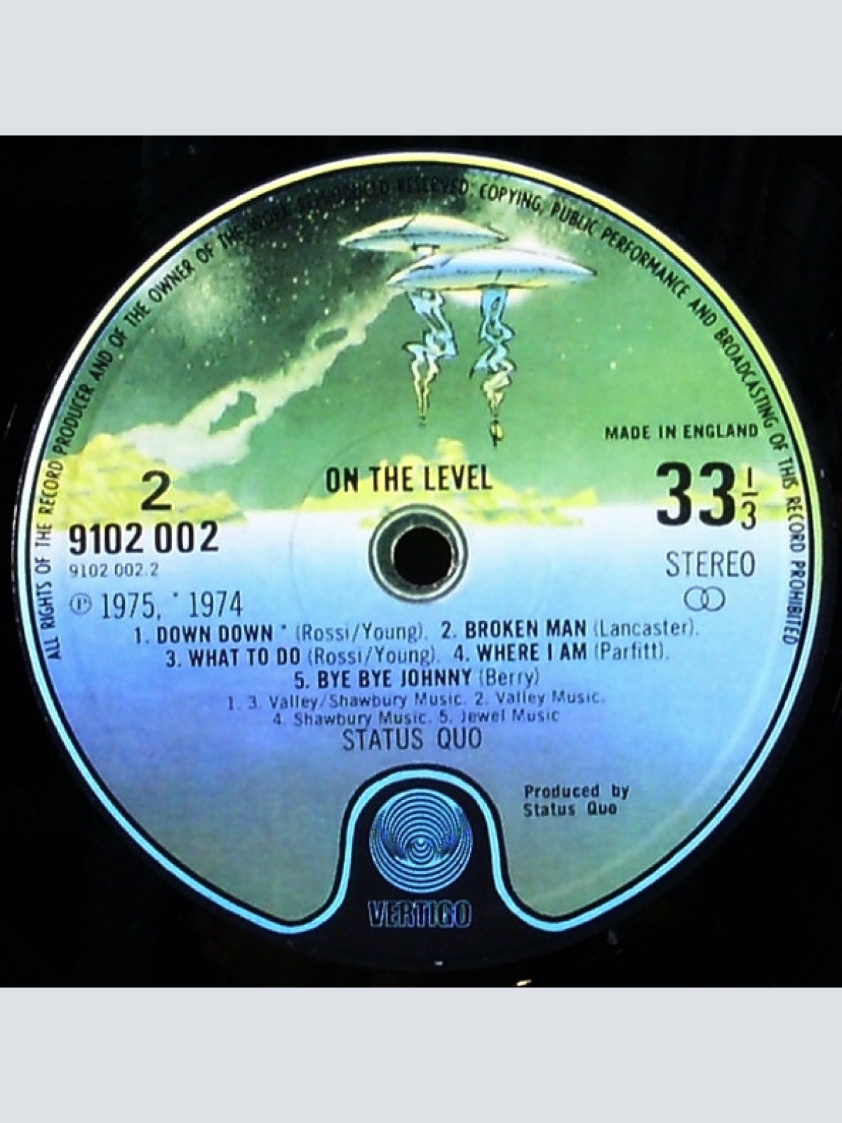 Vinyl / Status Quo - On The Level