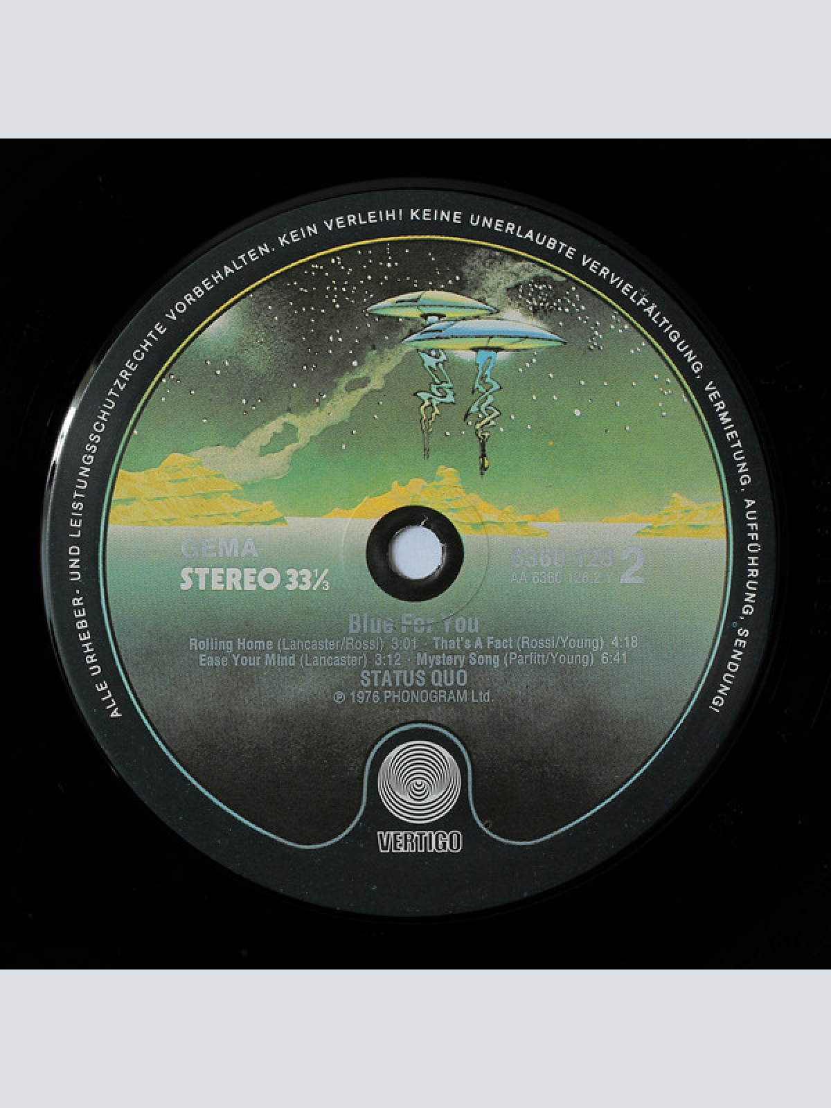 Vinyl / Status Quo - Blue For You