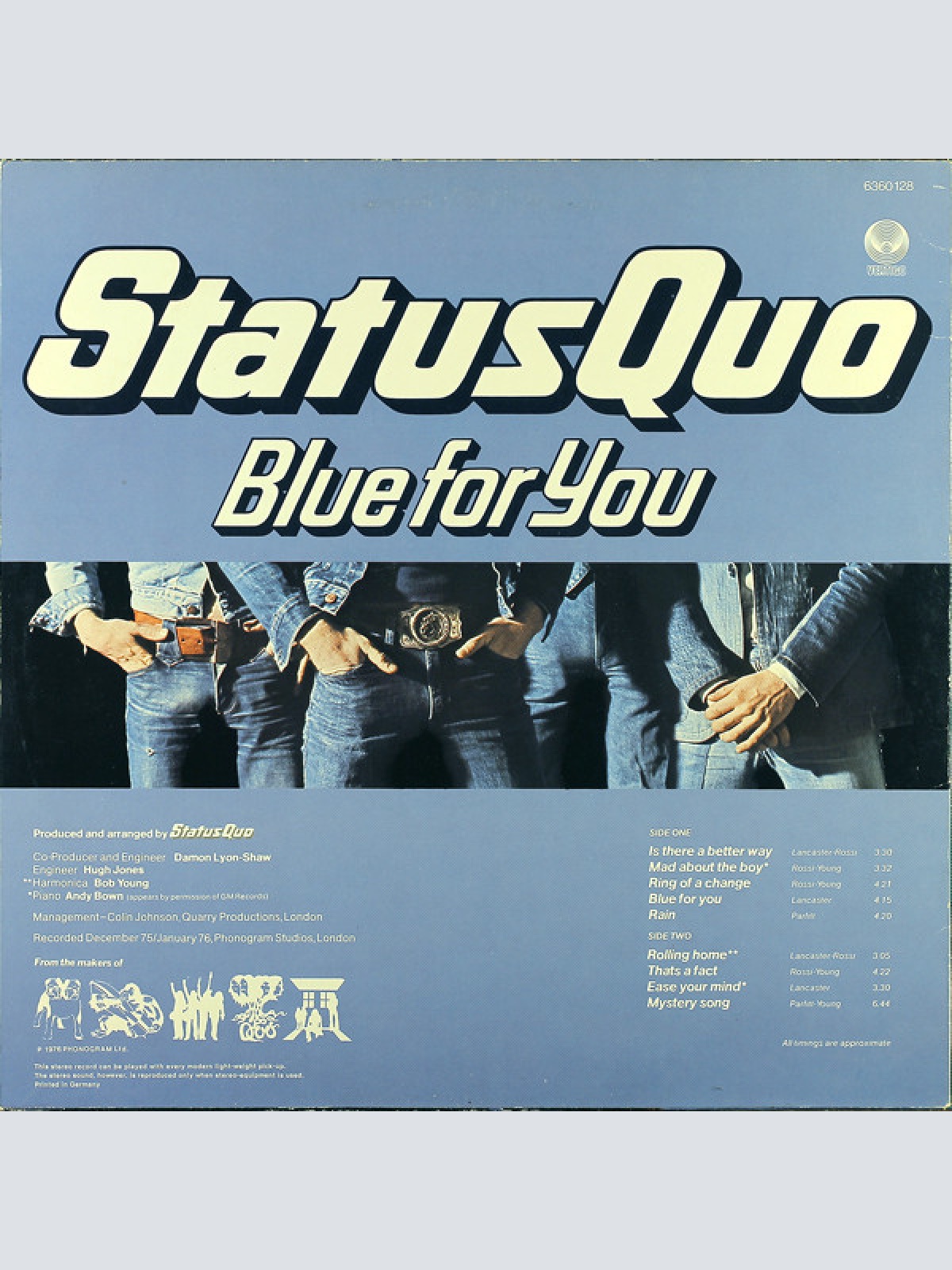 Vinyl / Status Quo - Blue For You