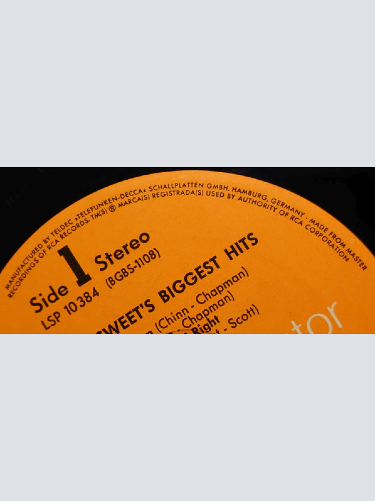 Vinyl / The Sweet - The Sweet's Biggest Hits