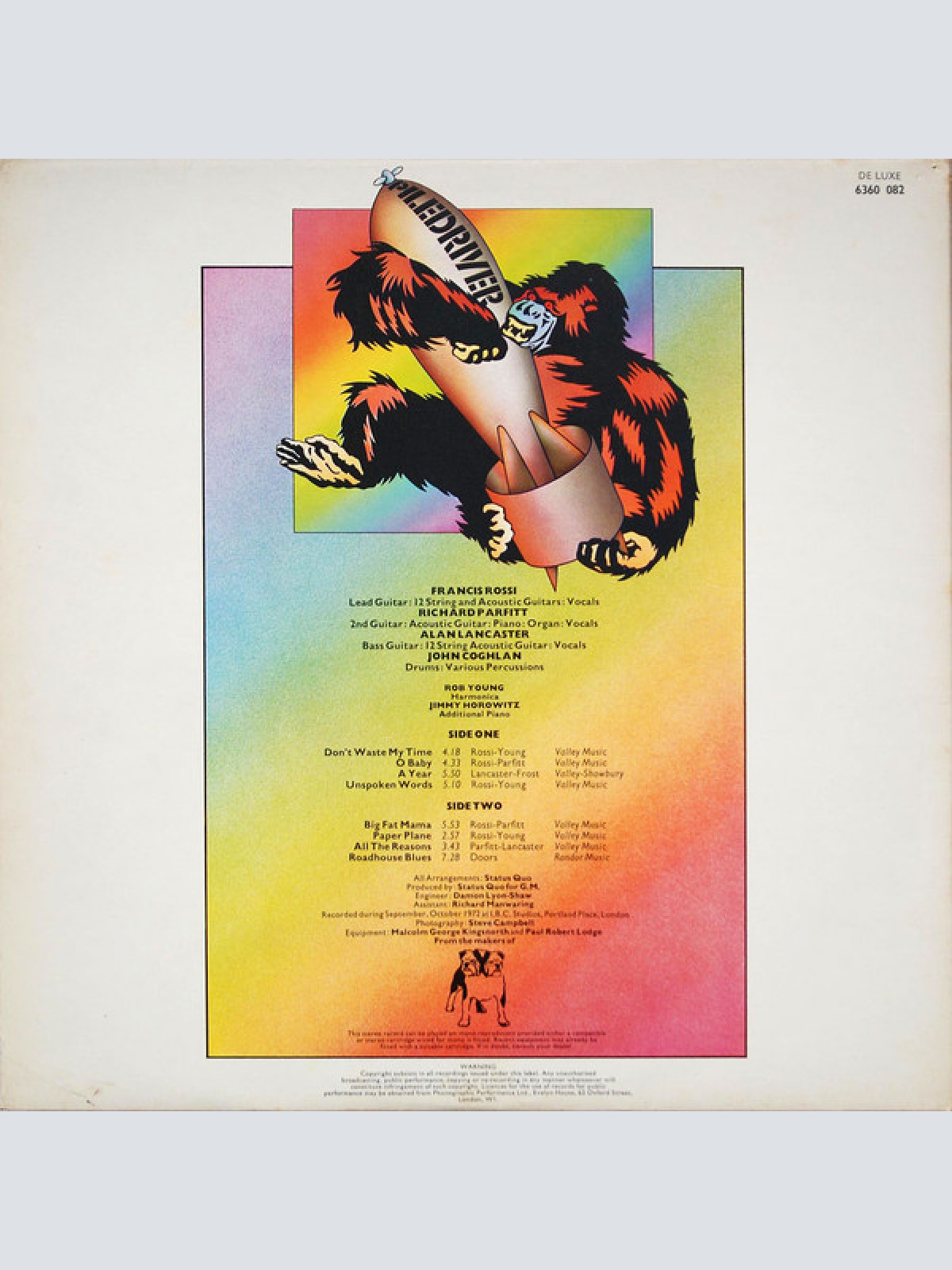 Vinyl / Status Quo - Piledriver