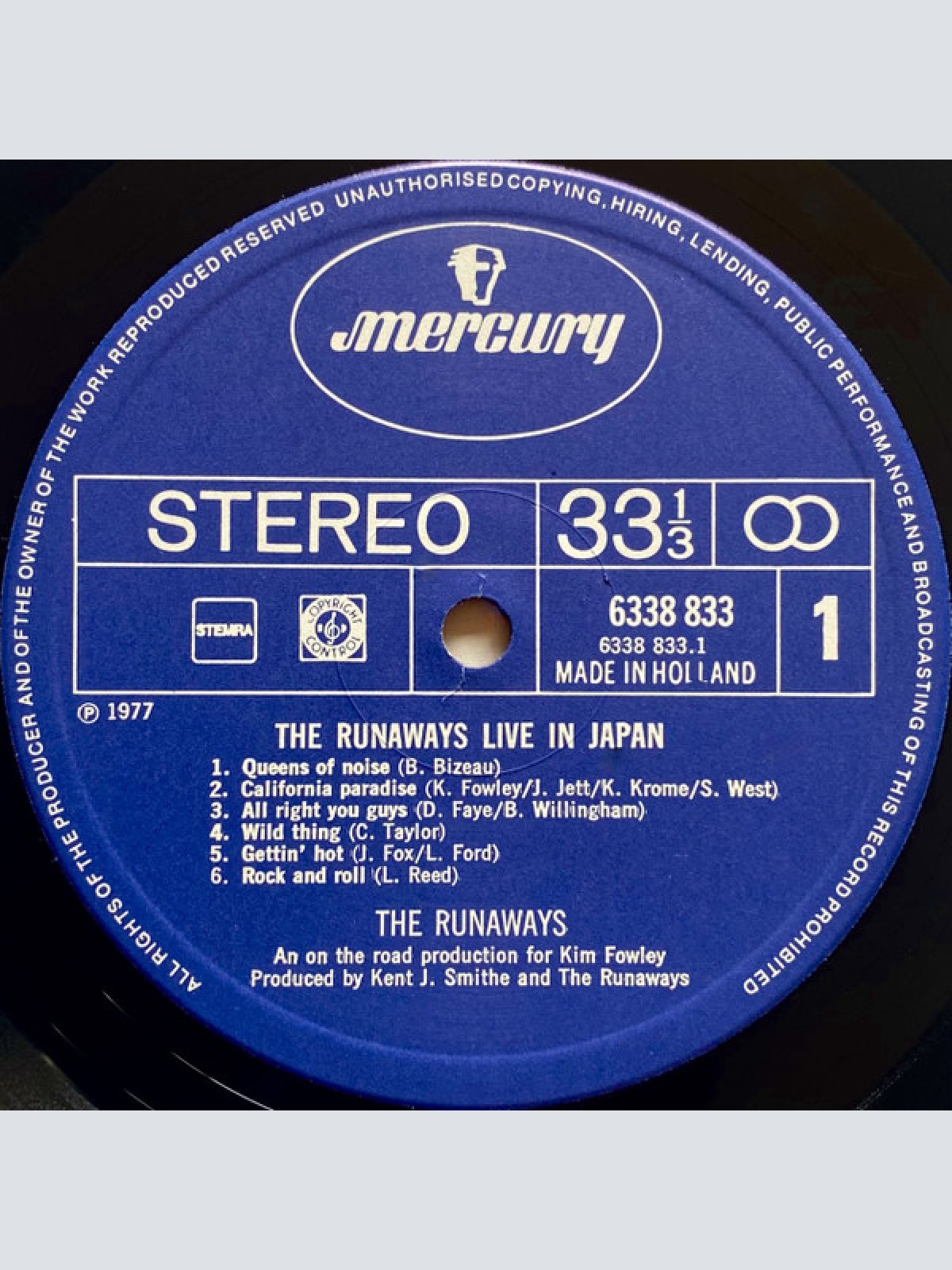 Vinyl / The Runaways - Live In Japan