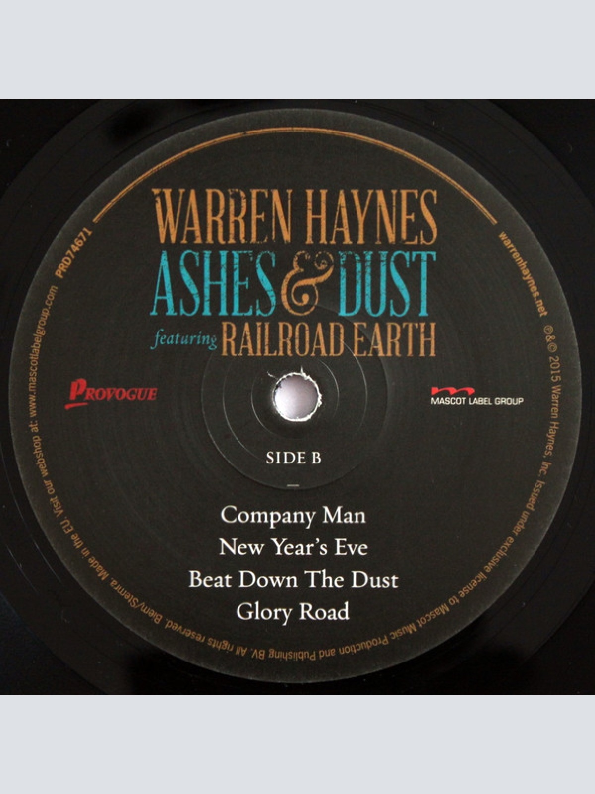 Vinyl / Warren Haynes Featuring Railroad Earth - Ashes & Dust