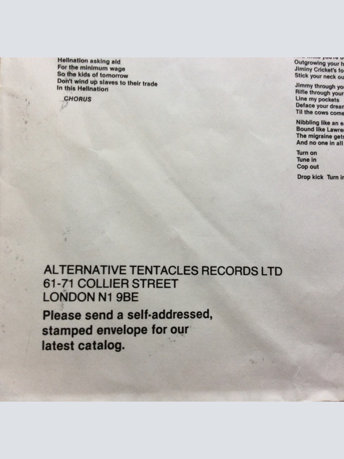 Vinyl / Dead Kennedys - Frankenchrist