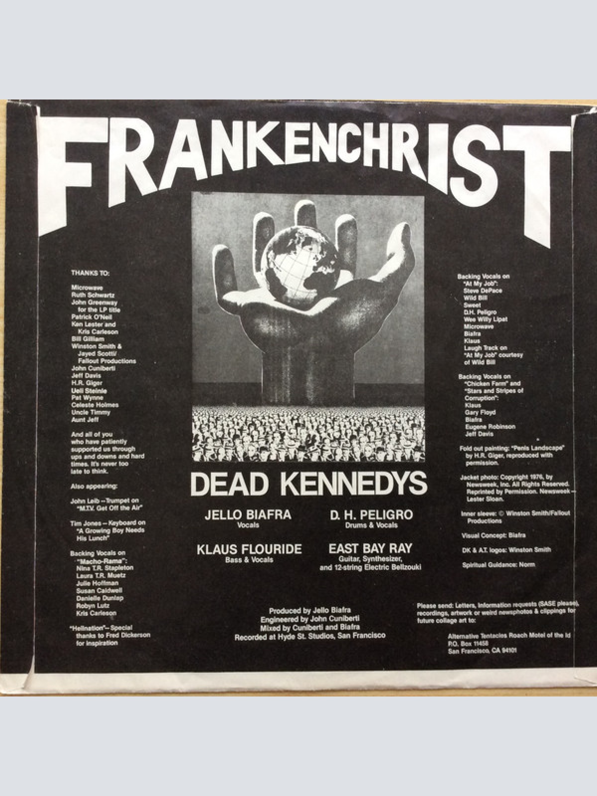 Vinyl / Dead Kennedys - Frankenchrist