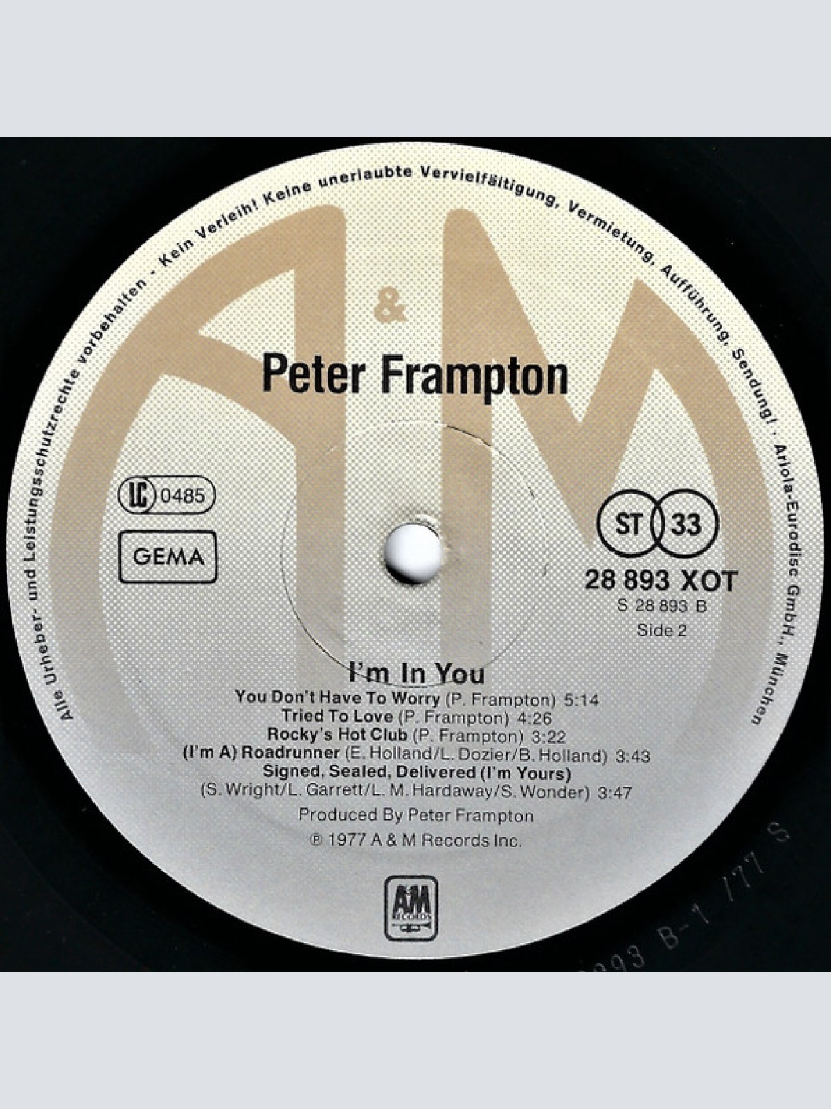Vinyl / Peter Frampton - I'm In You