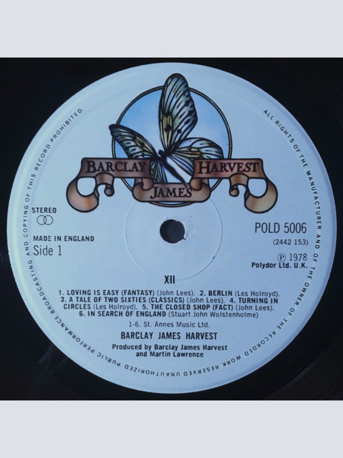 Vinyl / Barclay James Harvest - XII