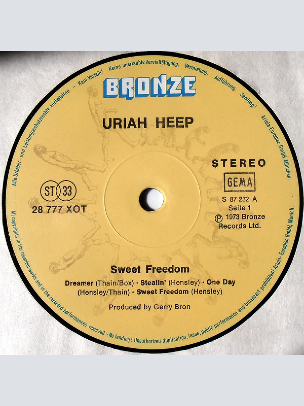 Vinyl / Uriah Heep - Sweet Freedom