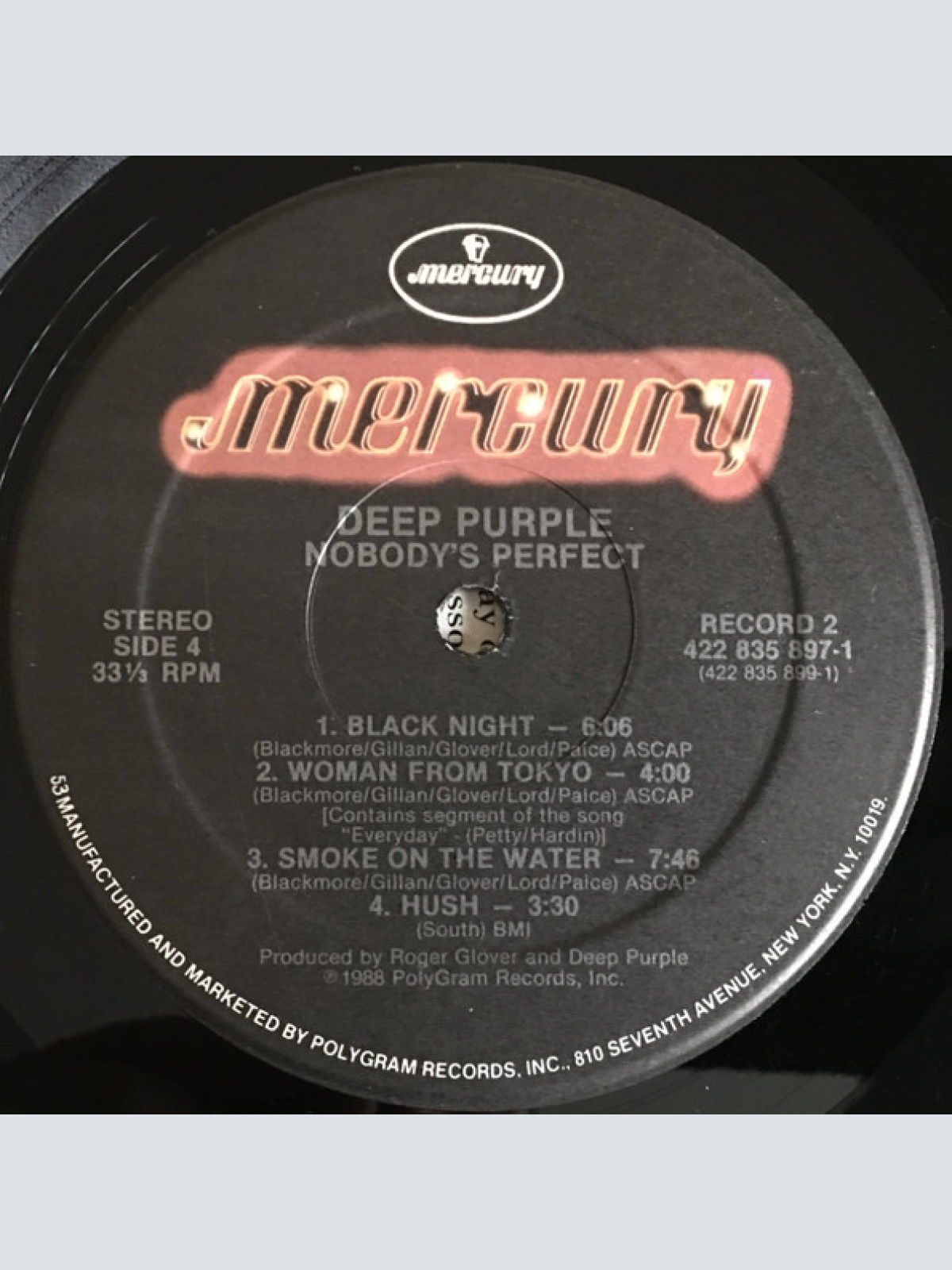 Vinyl / Deep Purple - Nobody's Perfect