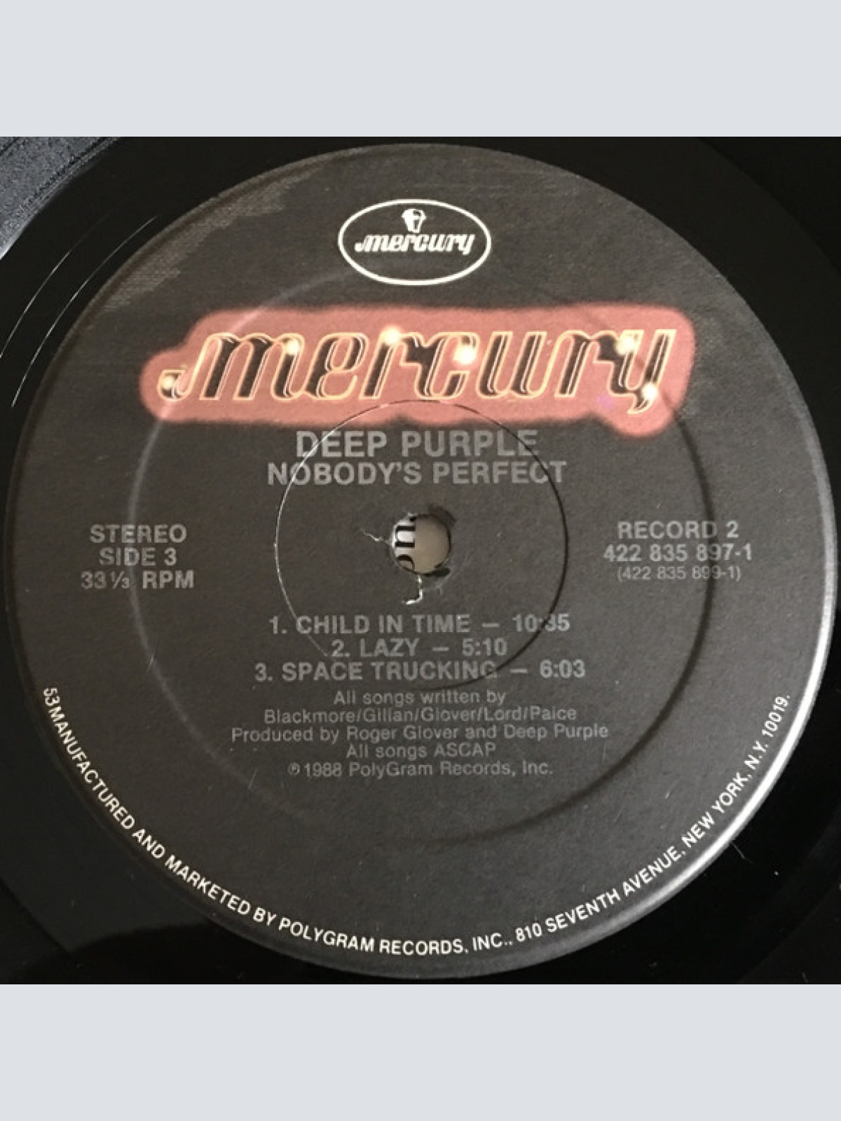 Vinyl / Deep Purple - Nobody's Perfect
