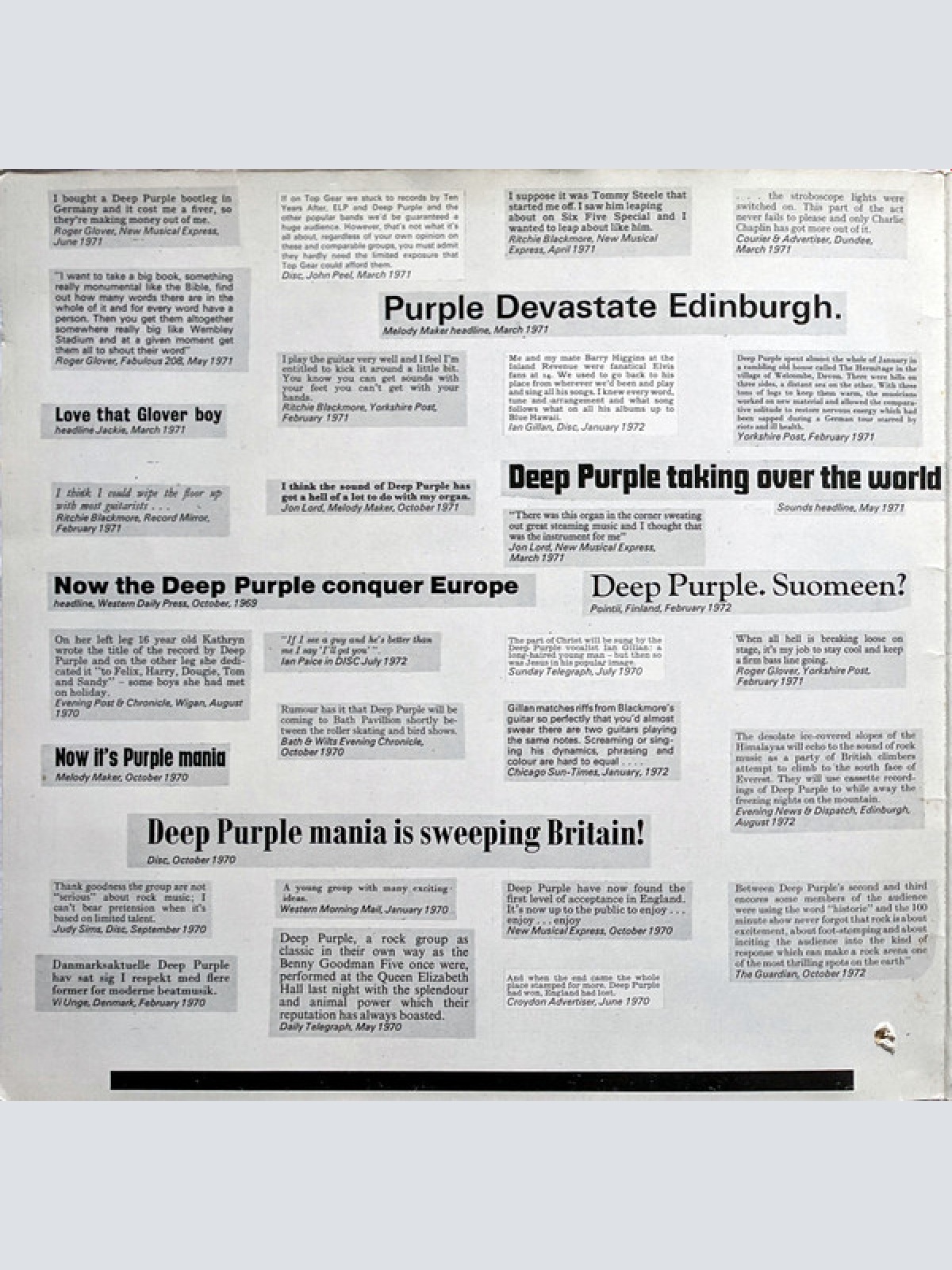 Vinyl / Deep Purple - Who Do We Think We Are