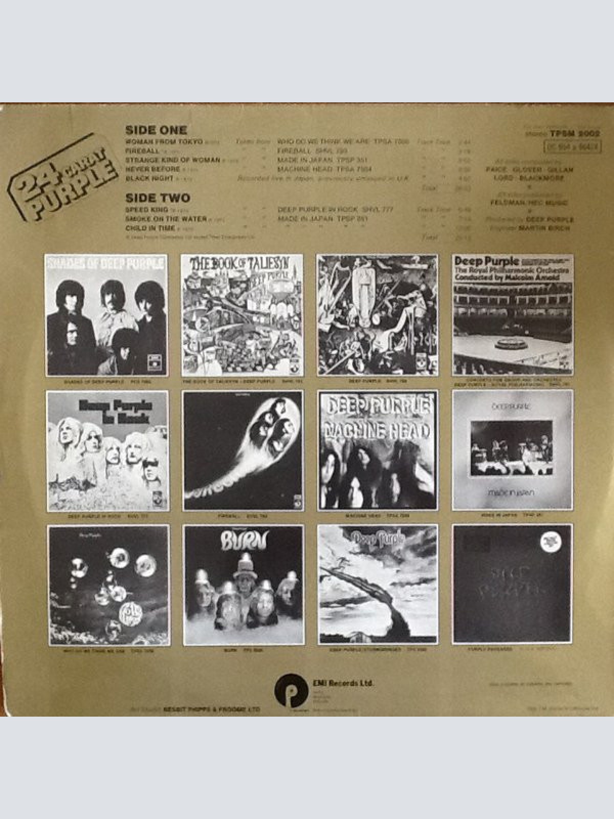 Vinyl / Deep Purple - 24 Carat Purple