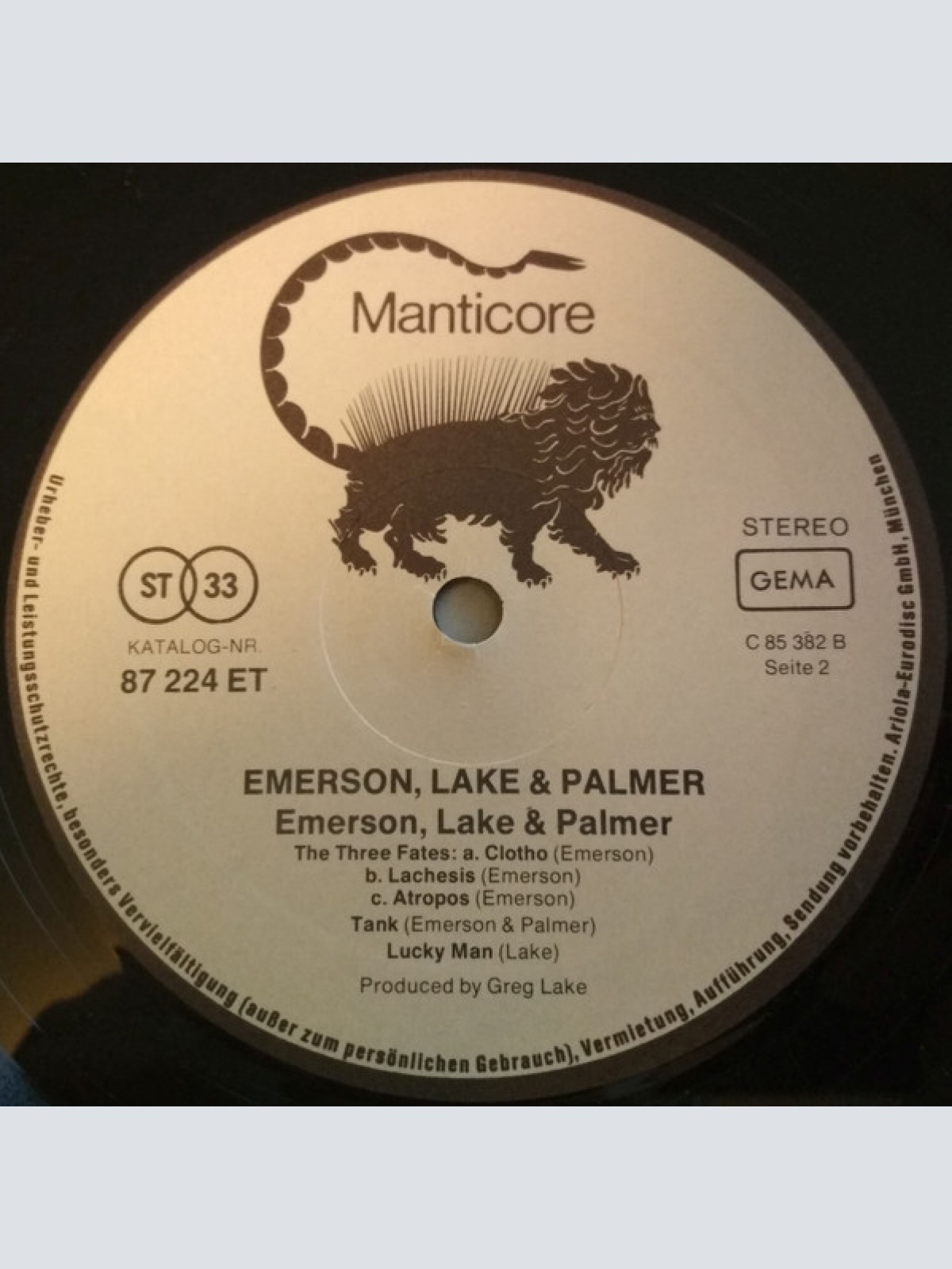 Vinyl / Emerson, Lake & Palmer - Emerson, Lake & Palmer
