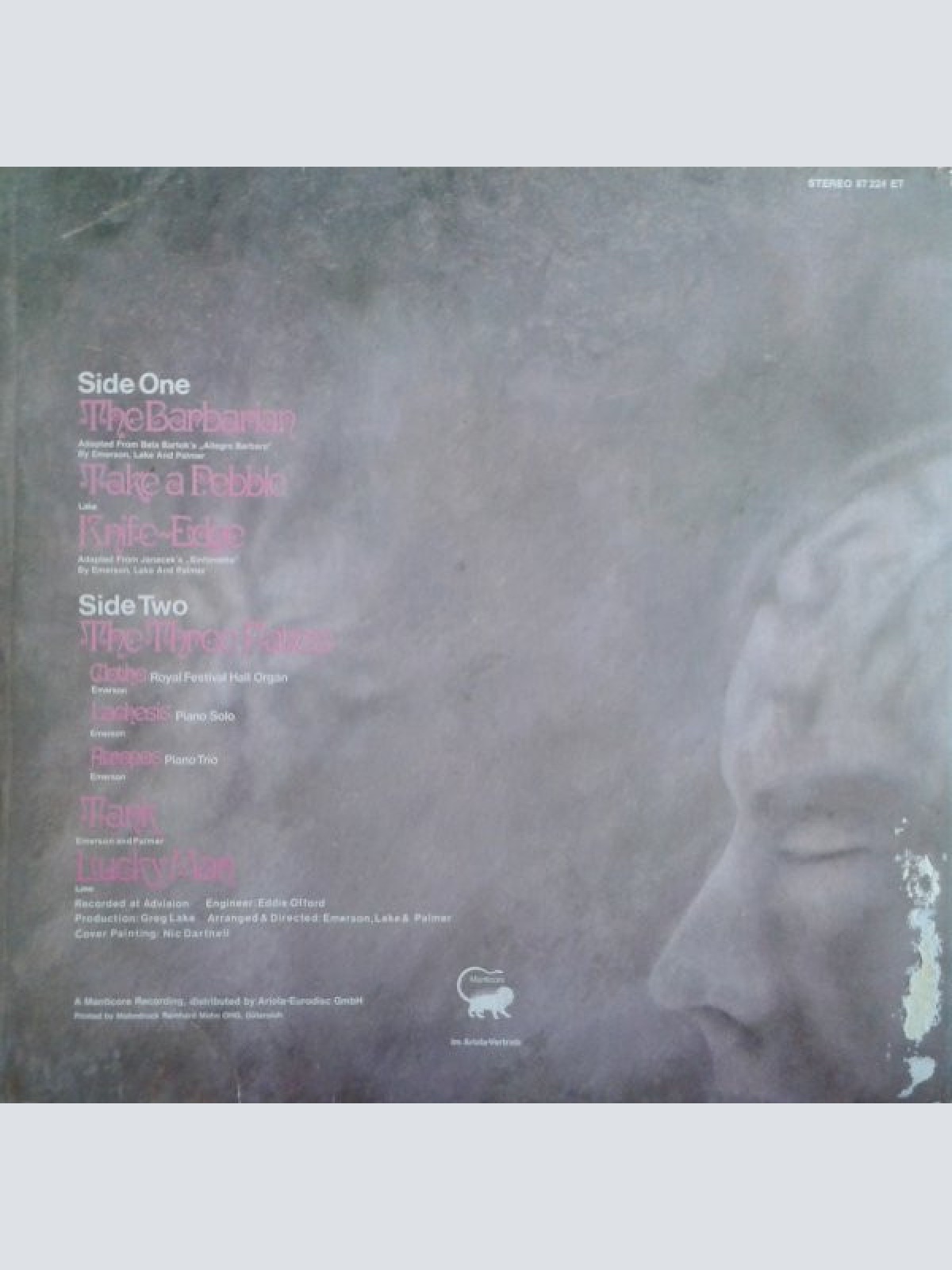 Vinyl / Emerson, Lake & Palmer - Emerson, Lake & Palmer