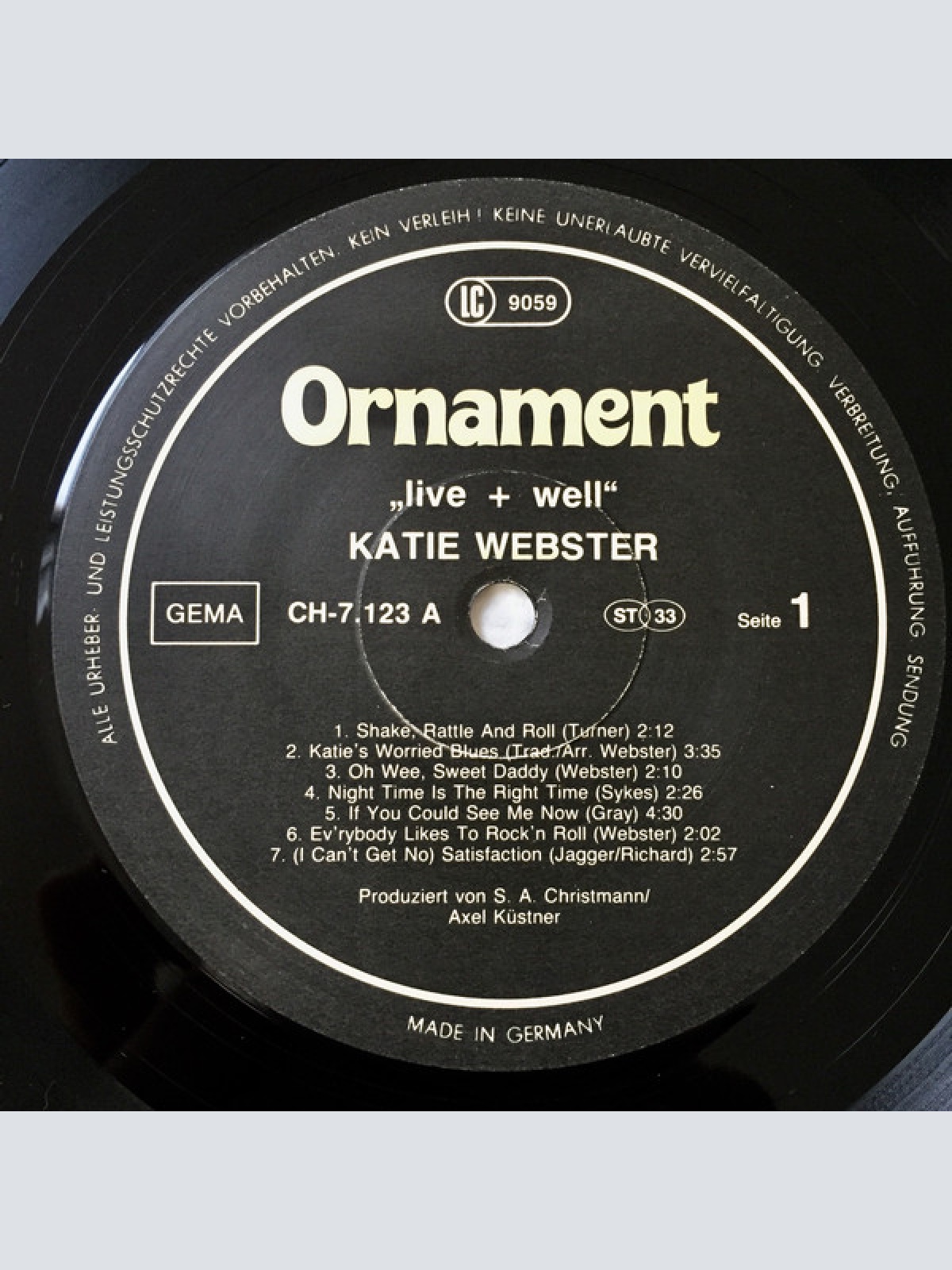 Vinyl / Katie Webster - Texas Boogie Queen - Live + Well