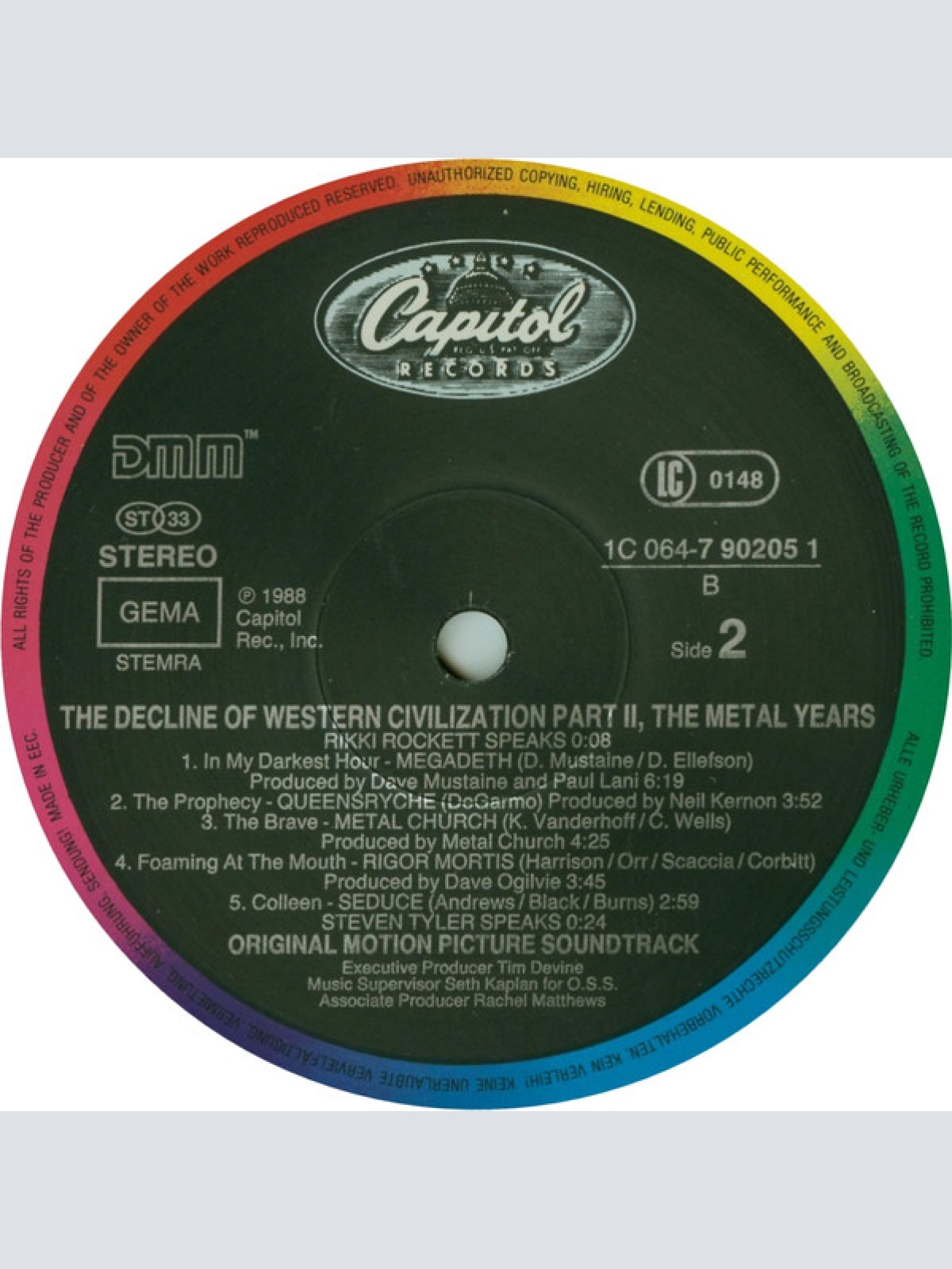 Vinyl / Various - The Decline Of Western Civilization Part II: The Metal Years (Original Motion Picture Soundtrack)