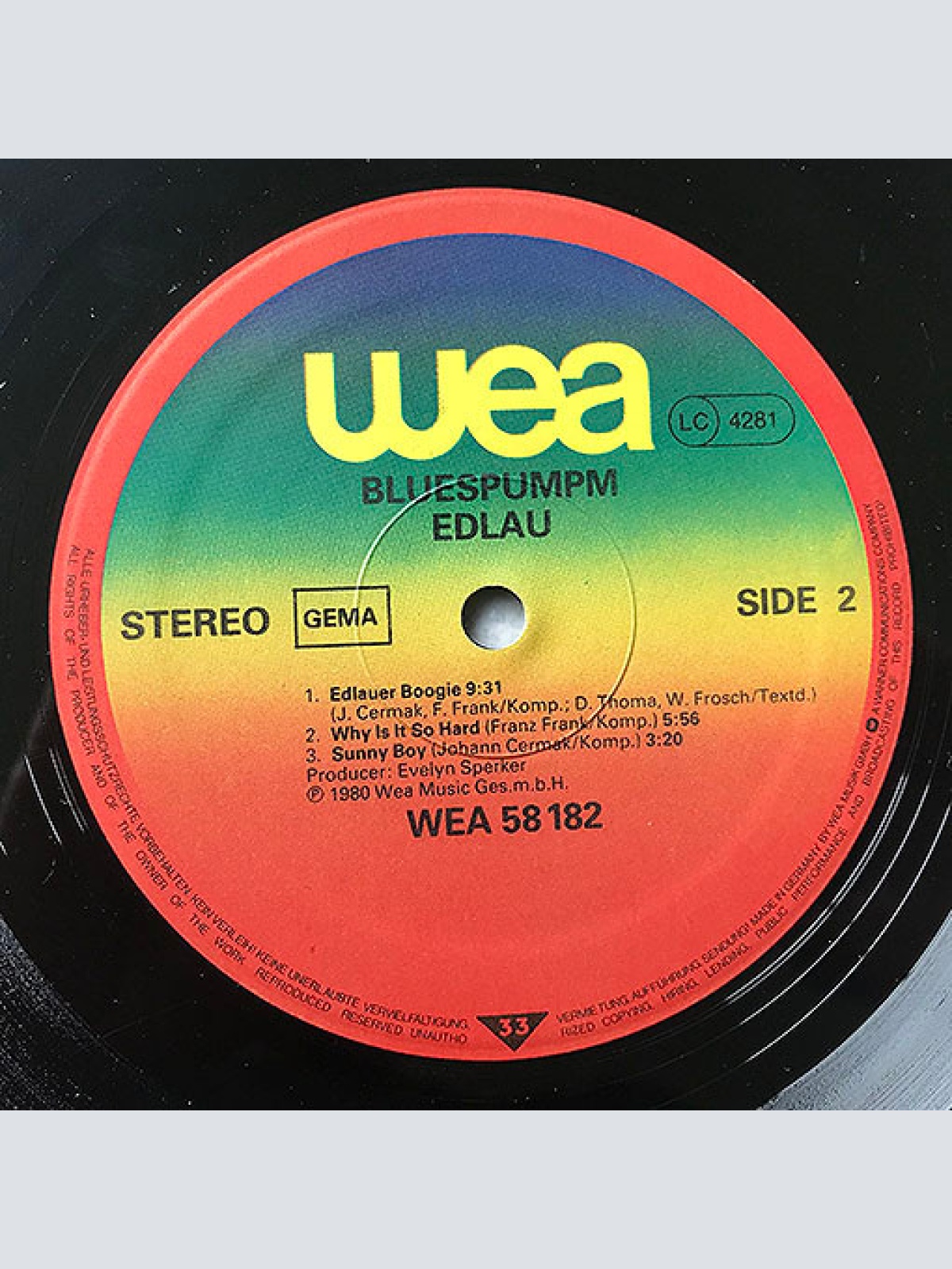 Vinyl / Bluespumpm - Edlau