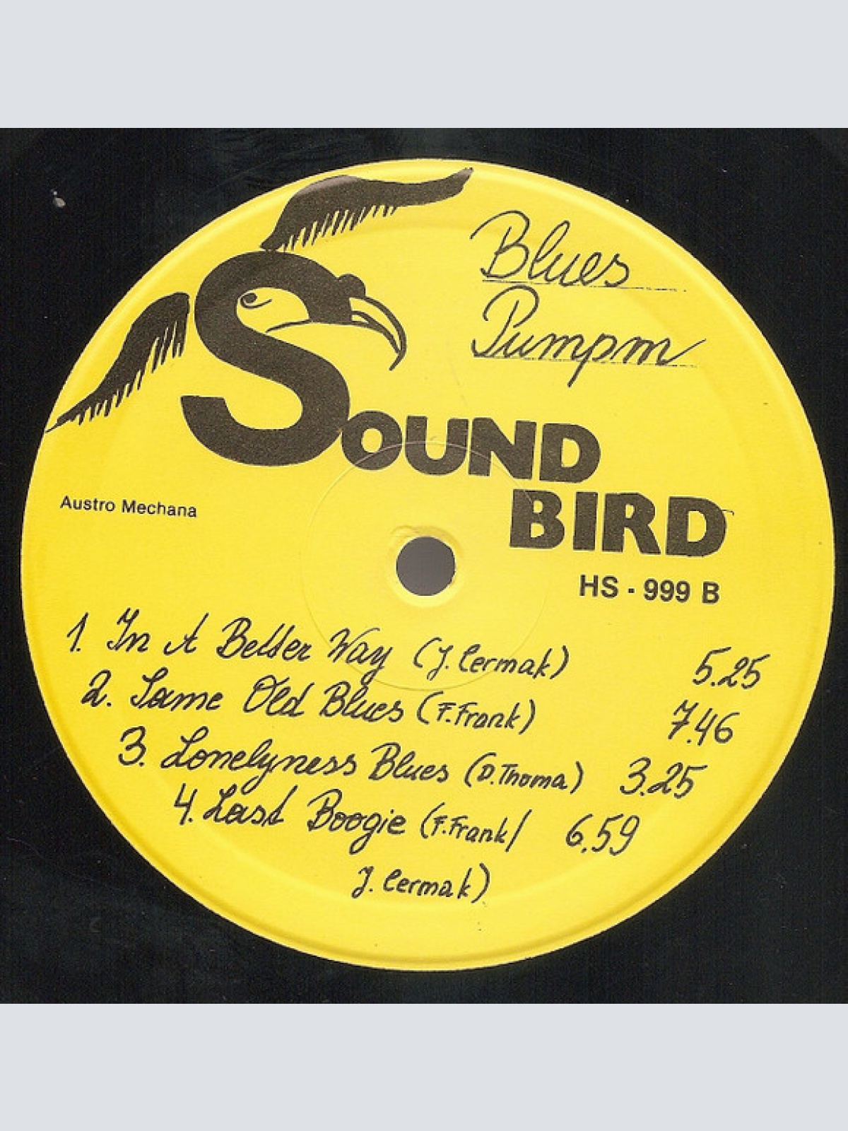 Vinyl / Bluespumpm - Bluespumpm