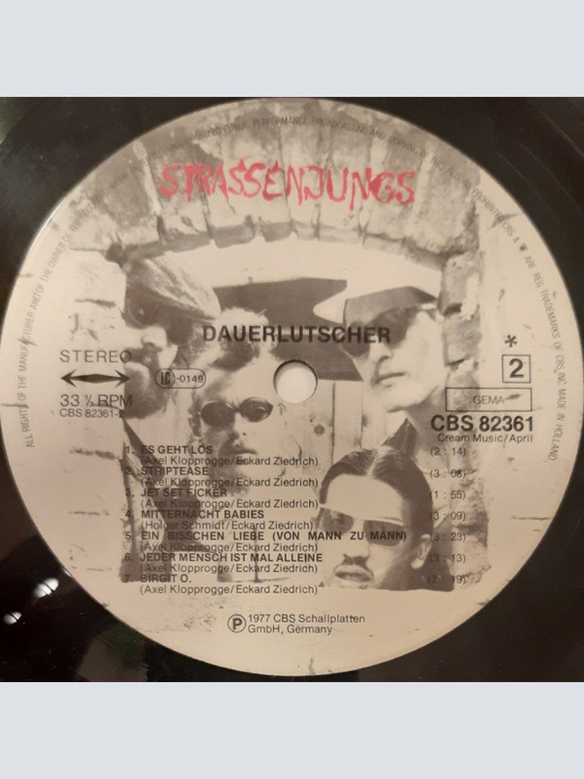 Vinyl / Strassenjungs - Dauerlutscher