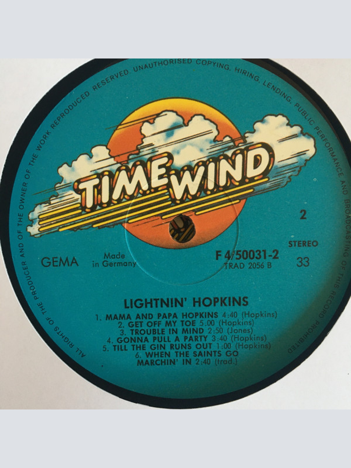 Vinyl / John Lee Hooker, Lightnin' Hopkins, Leadbelly, Memphis Slim - The Blues Legend