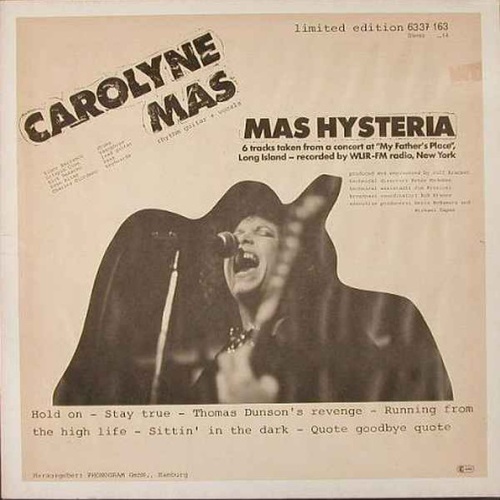 Vinyl / Carolyne Mas - Mas Hysteria