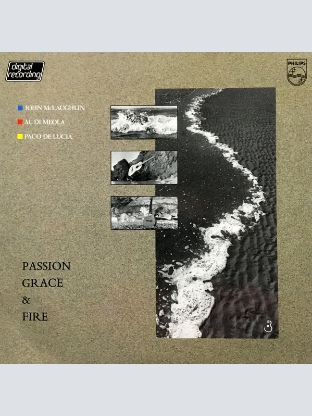 Vinyl / John McLaughlin, Al Di Meola, Paco De Lucia* - Passion, Grace & Fire