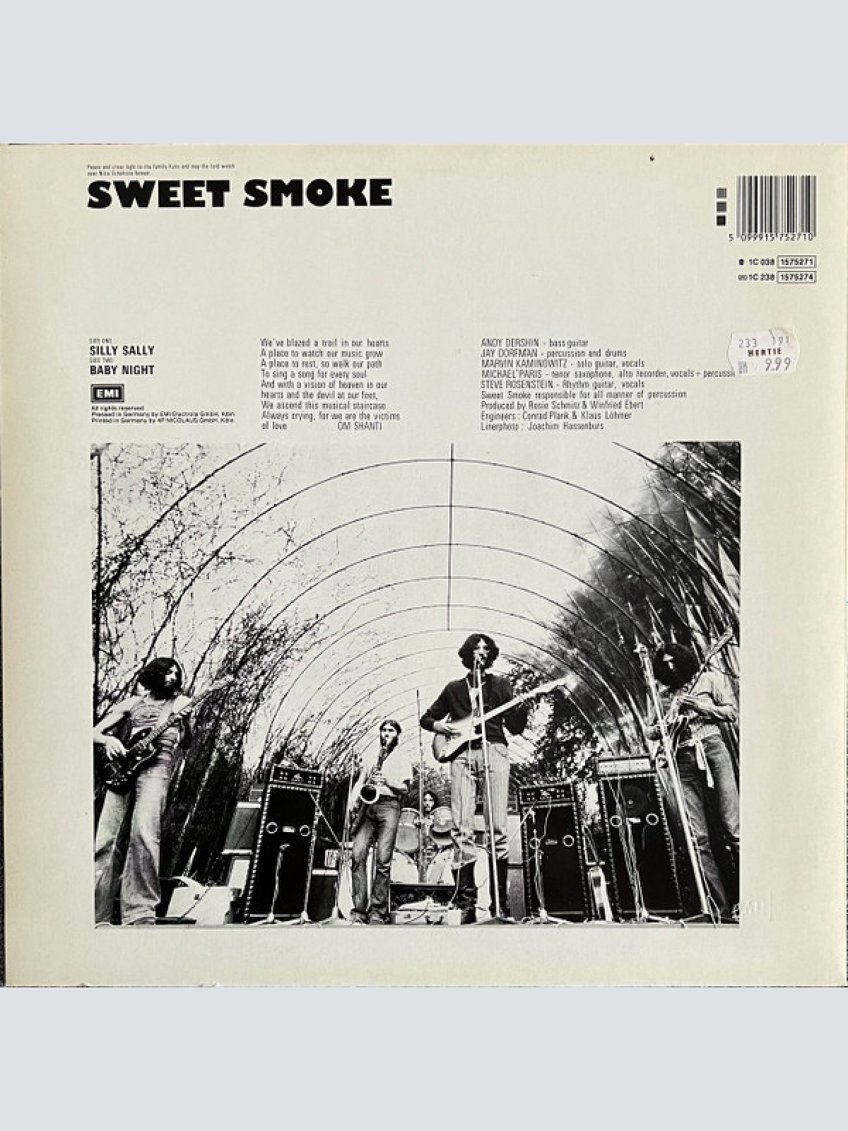 Vinyl / Sweet Smoke - Just A Poke