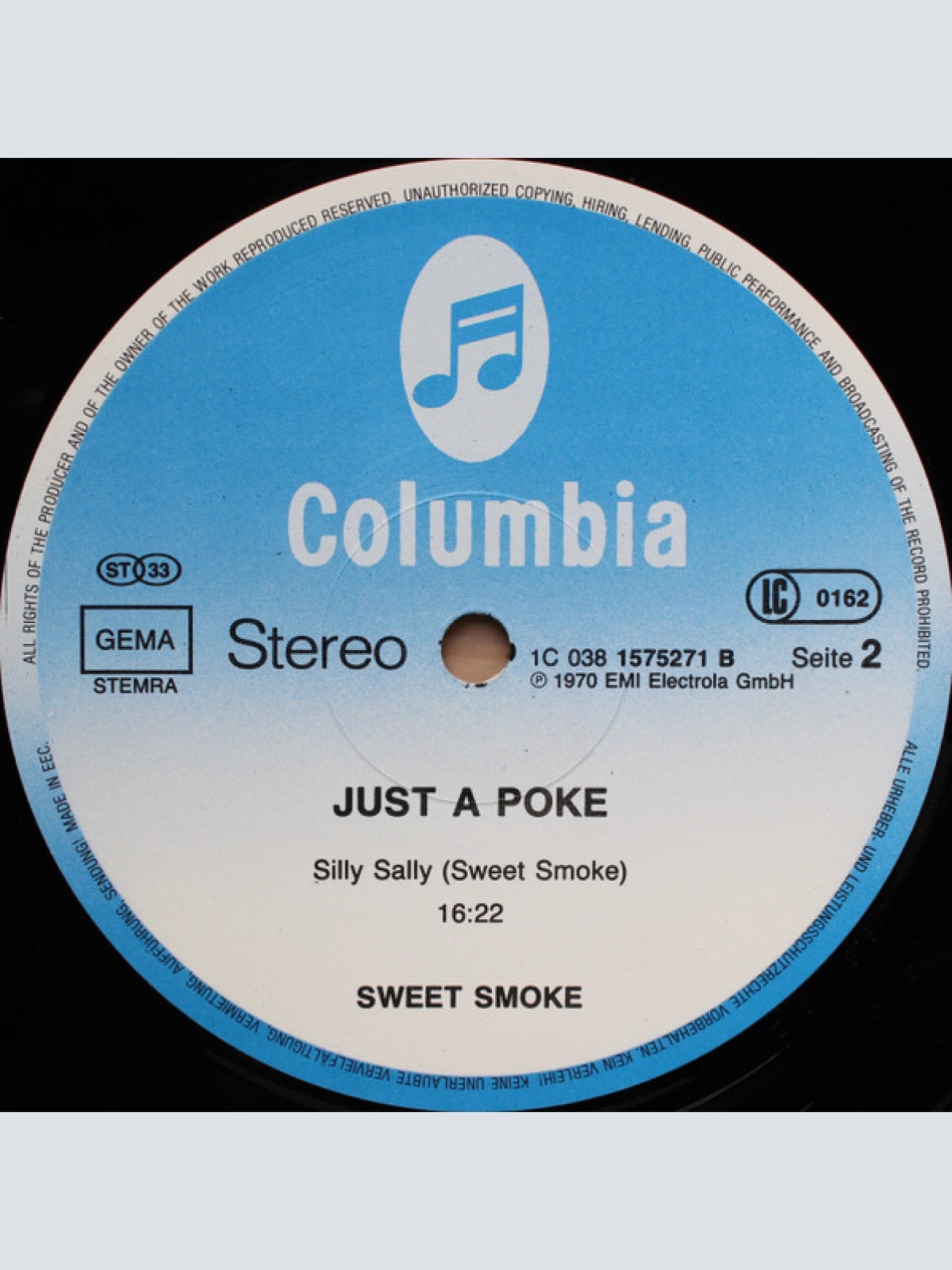 Vinyl / Sweet Smoke - Just A Poke