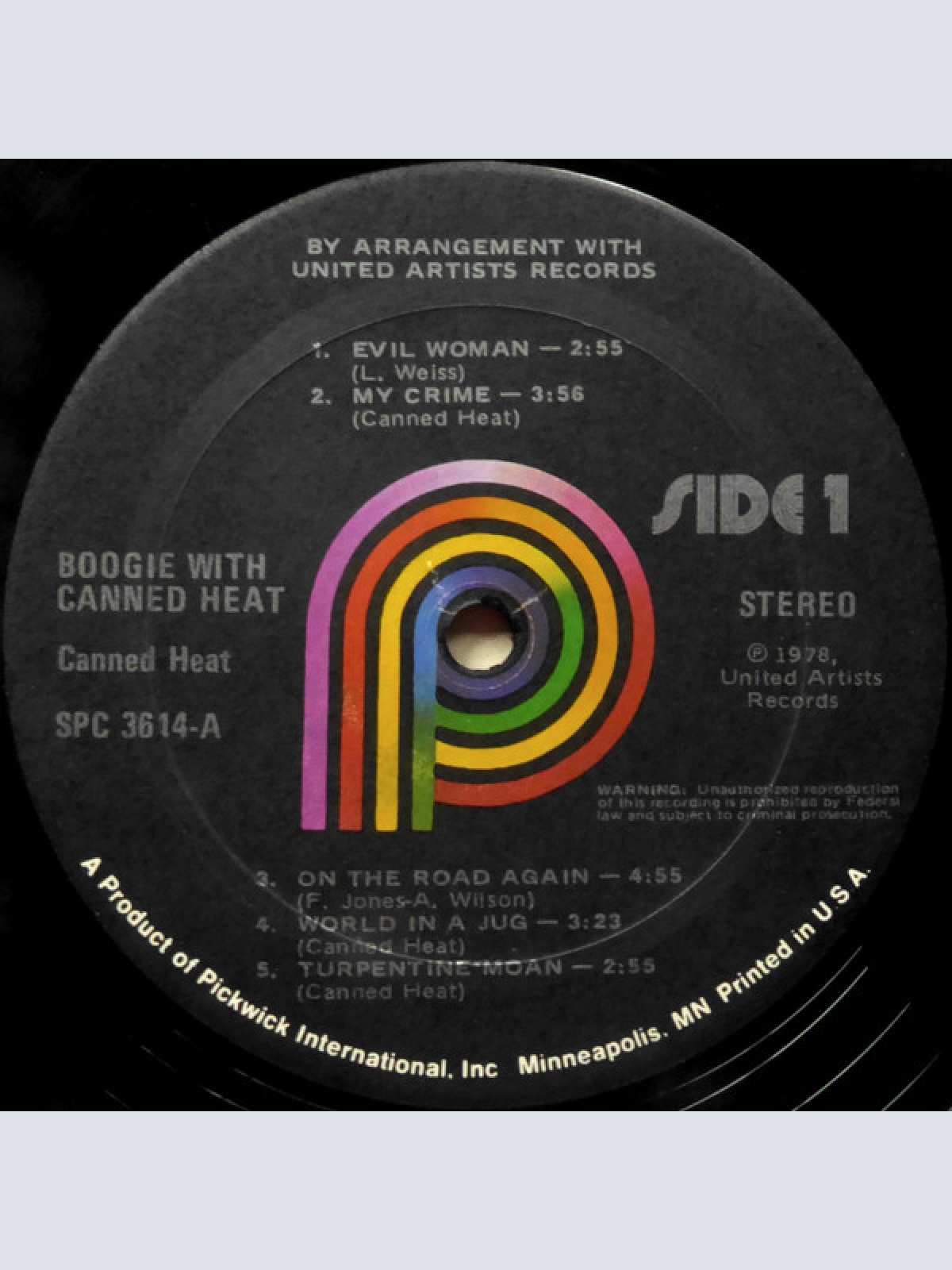 Vinyl / Canned Heat - Boogie With Canned Heat